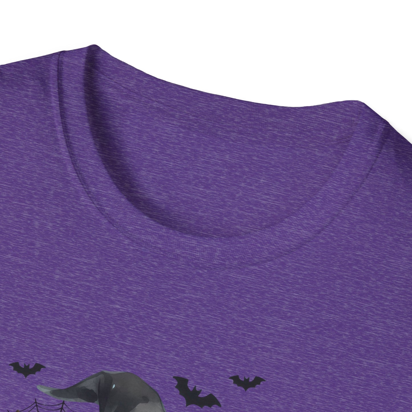 Halloween Cow Graphic T-Shirt - "We're Out at Midnight" - Unisex Softstyle Tee
