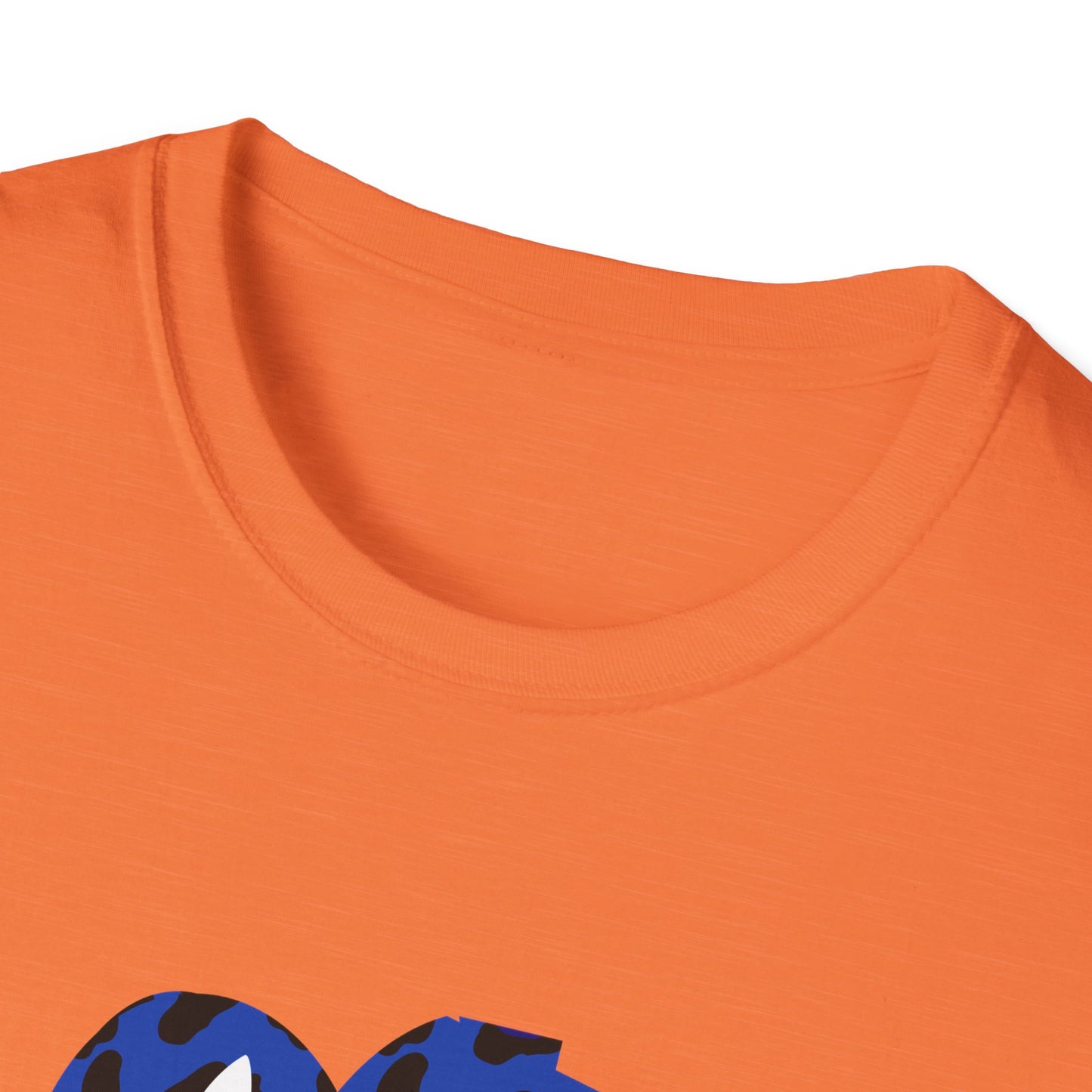Monroe Leopard Print Paw Unisex Softstyle T-Shirt