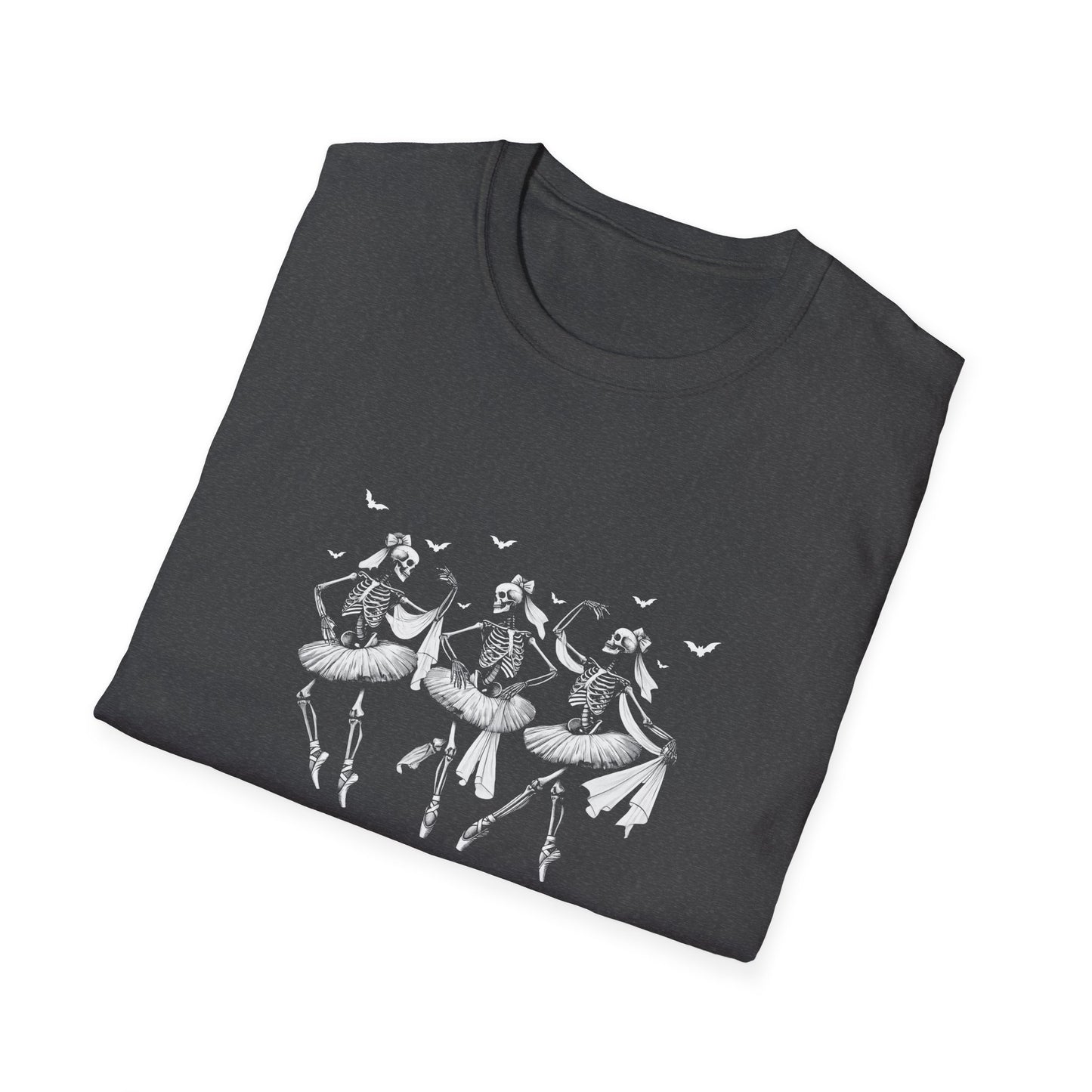 Ballet Dancer Graphic Unisex Softstyle T-Shirt Halloween - Perfect Gift for Dance Enthusiasts
