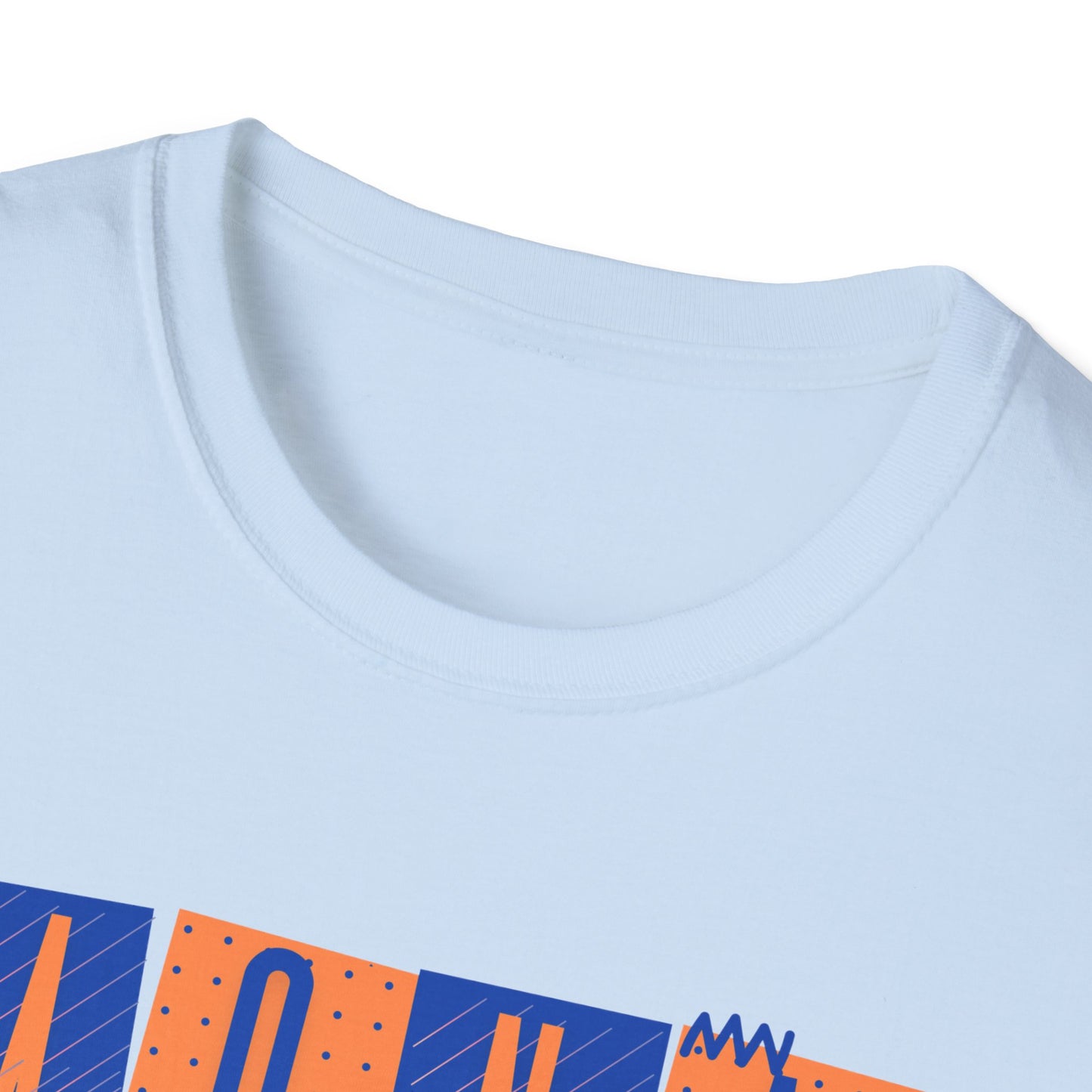 Monarchs Squares Dots Unisex Softstyle T-Shirt - Trendy Graphic Tee for Everyday Wear
