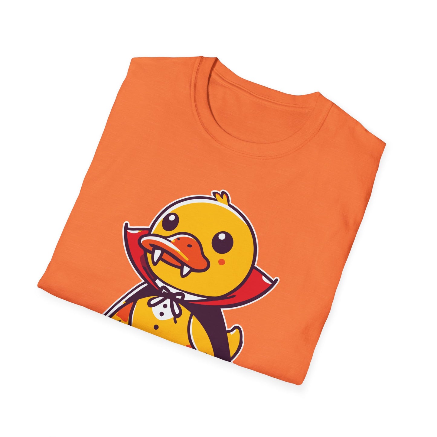 Count Quackula Unisex Softstyle T-Shirt - Fun Halloween Graphic Tee