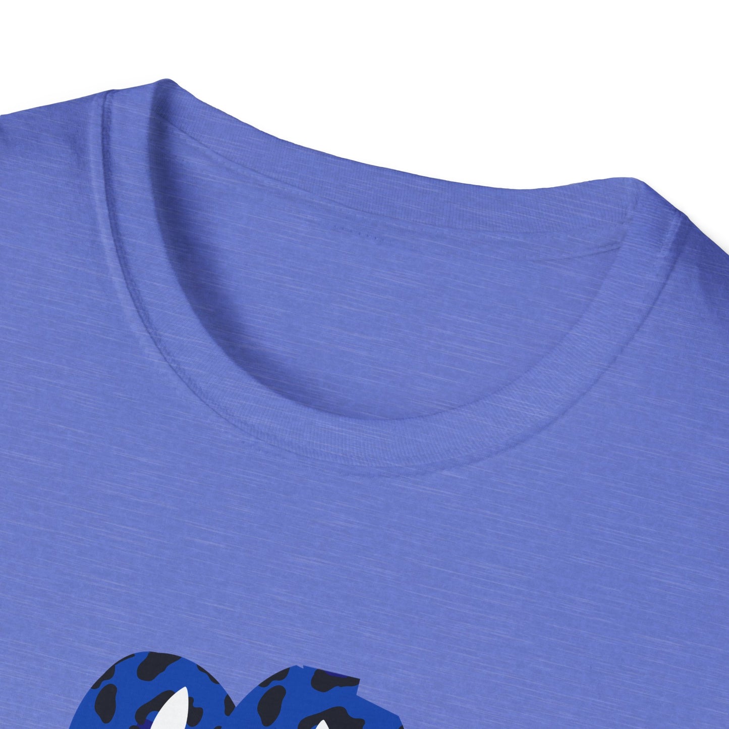 Monroe Leopard Print Paw Unisex Softstyle T-Shirt