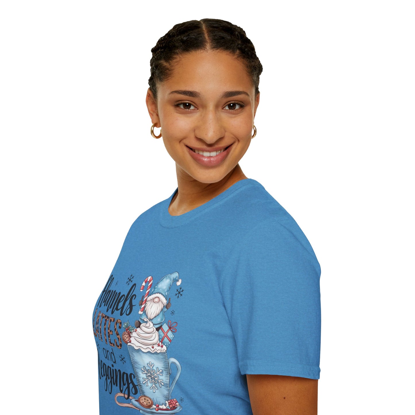 Cozy Flannels, Lattes & Leggings Winter Holiday Unisex T-Shirt