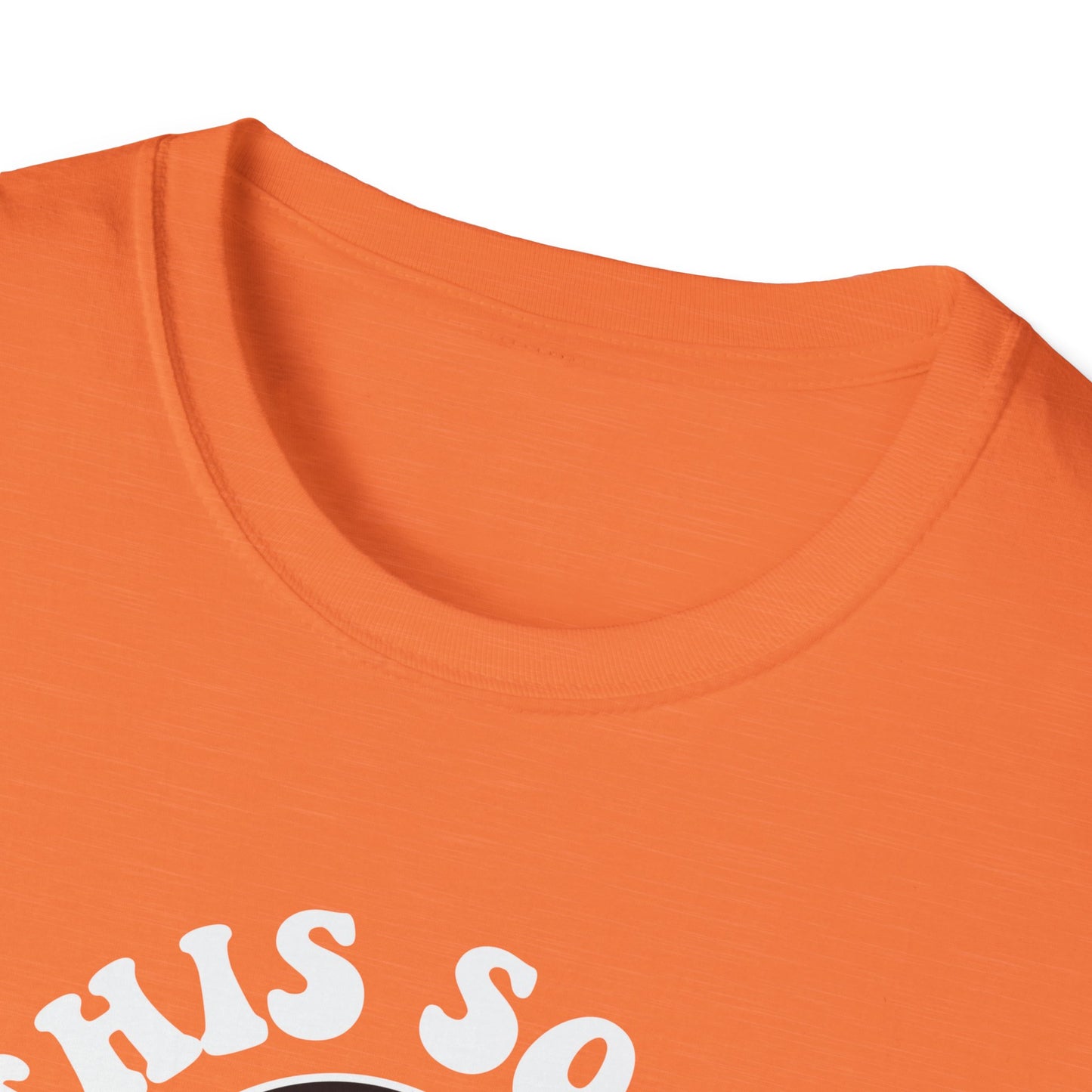 Cool Ghost Sipping Coffee Halloween "Boo Sheet" Unisex Softstyle T-Shirt