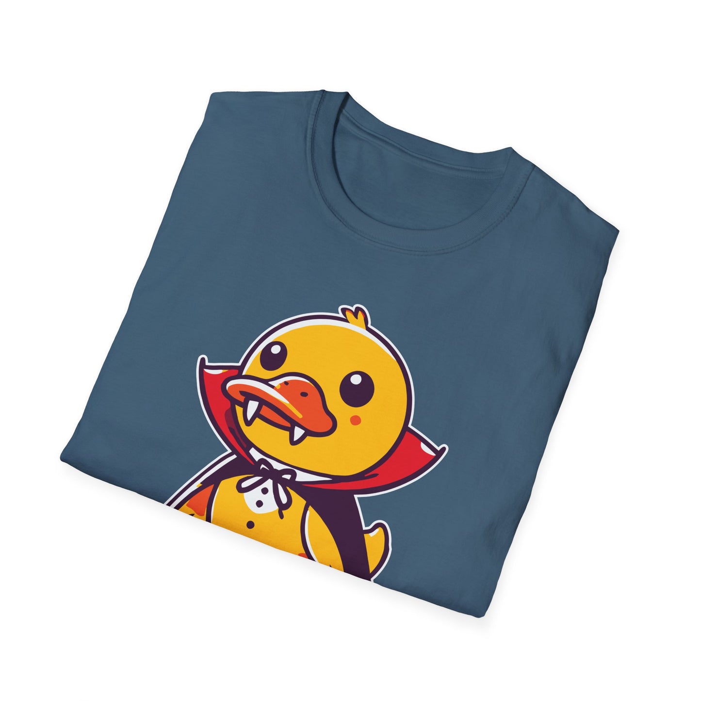 Count Quackula Unisex Softstyle T-Shirt - Fun Halloween Graphic Tee