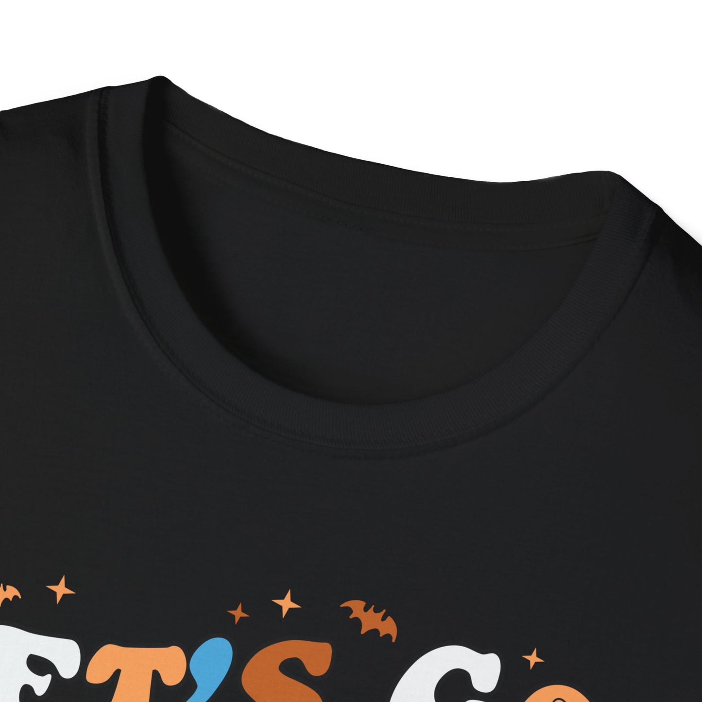 Let's Go Ghouls Unisex Softstyle T-Shirt – Fun Halloween Tee for Ghost Lovers