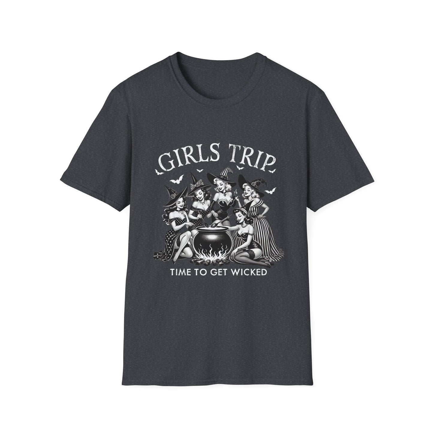 Girls Trip Wicked T-Shirt | Unisex Softstyle Tee for Halloween Celebrations
