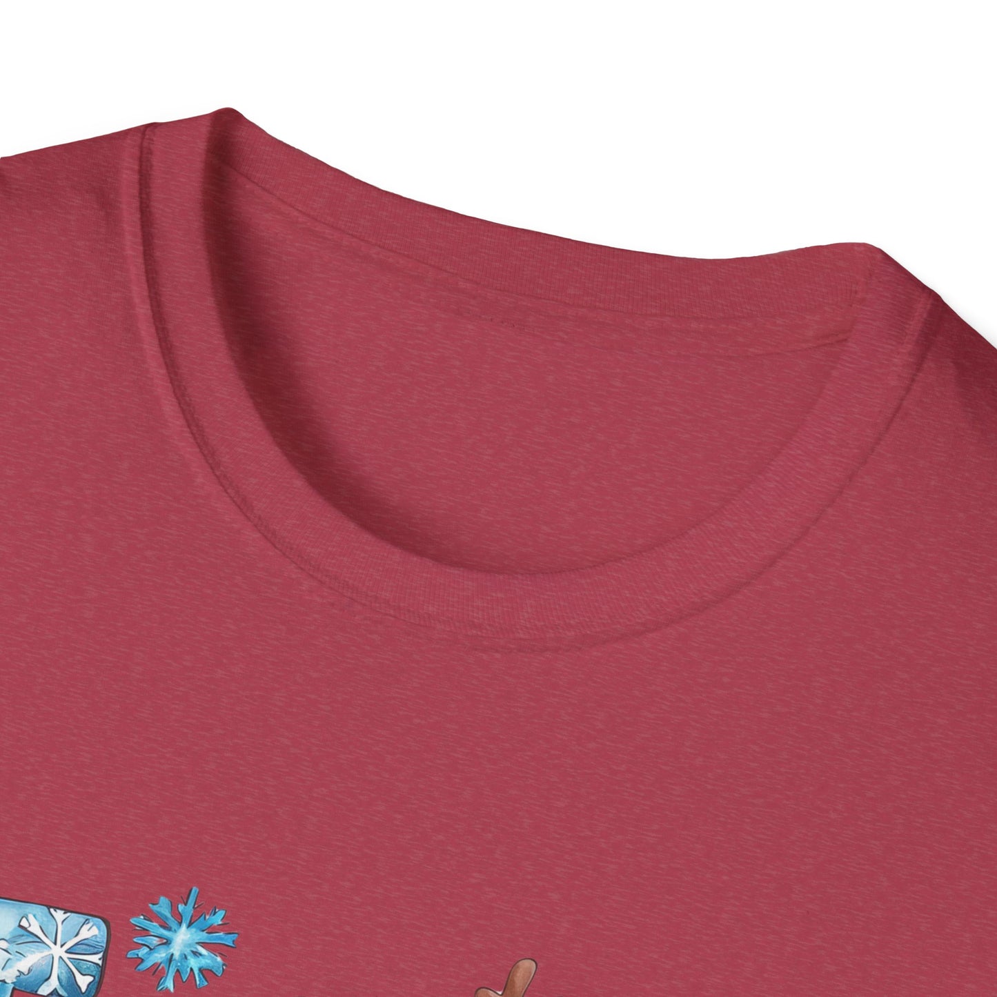 'Tis the Season Unisex Softstyle T-Shirt - Festive Holiday Tee with Snowman Design