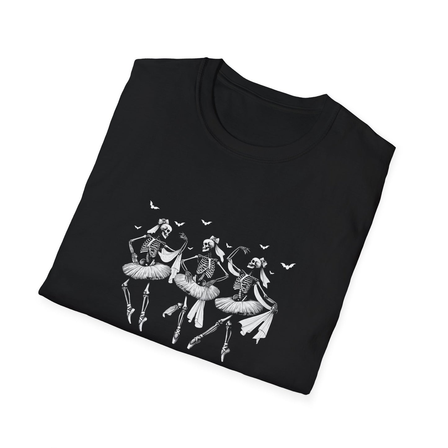 Ballet Dancer Graphic Unisex Softstyle T-Shirt Halloween - Perfect Gift for Dance Enthusiasts
