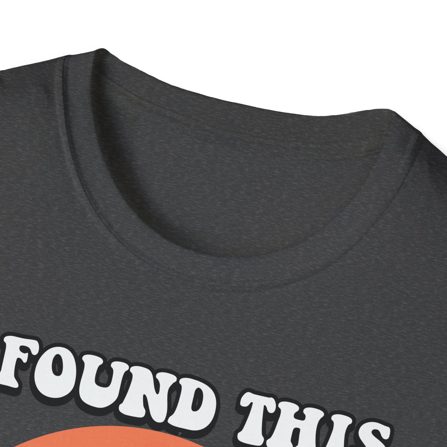 I Found This Humerus Unisex Softstyle T-Shirt - Fun Halloween Ghost Tee