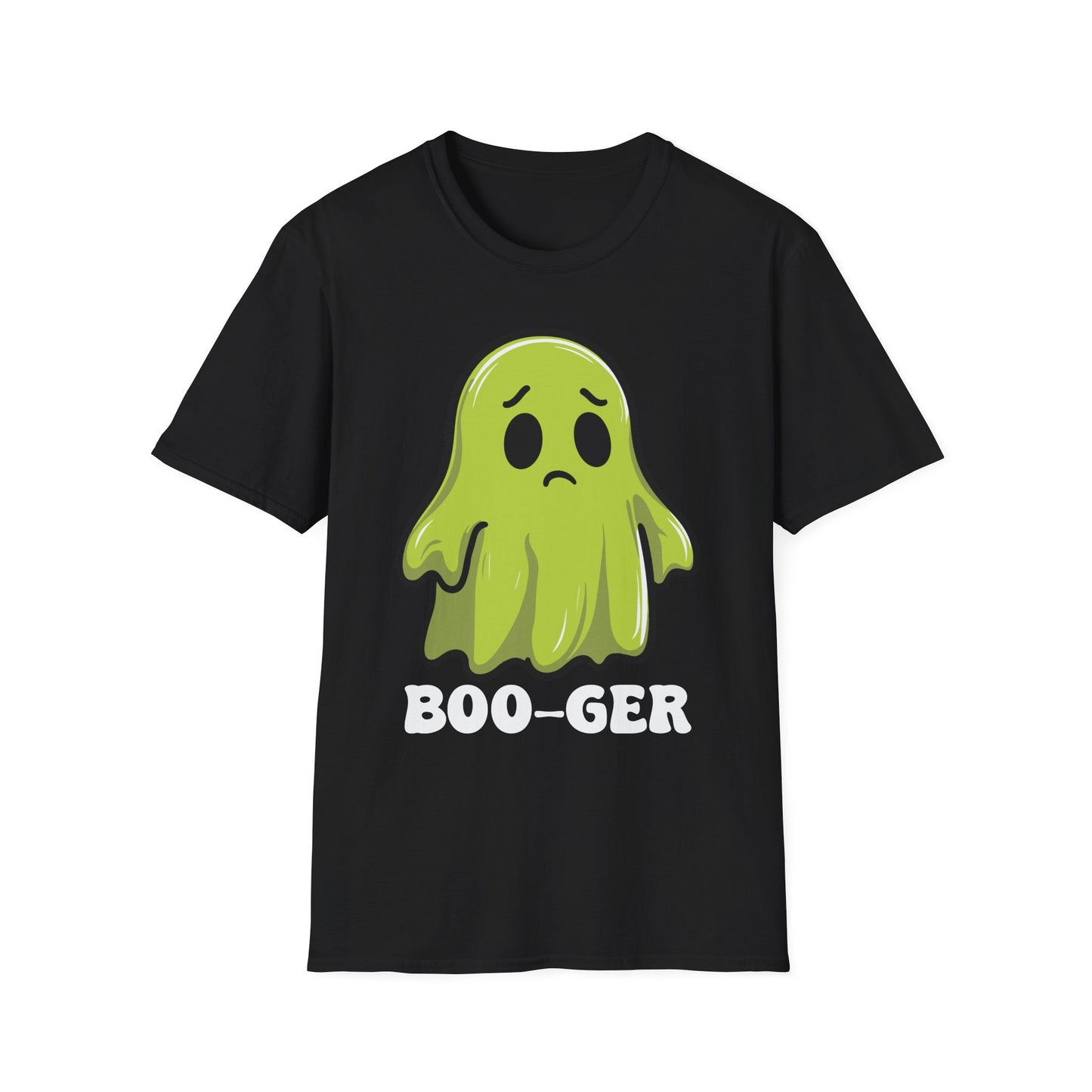 Cute Ghost 'Boo-ger' Unisex Softstyle T-Shirt - Perfect for Halloween Fun!