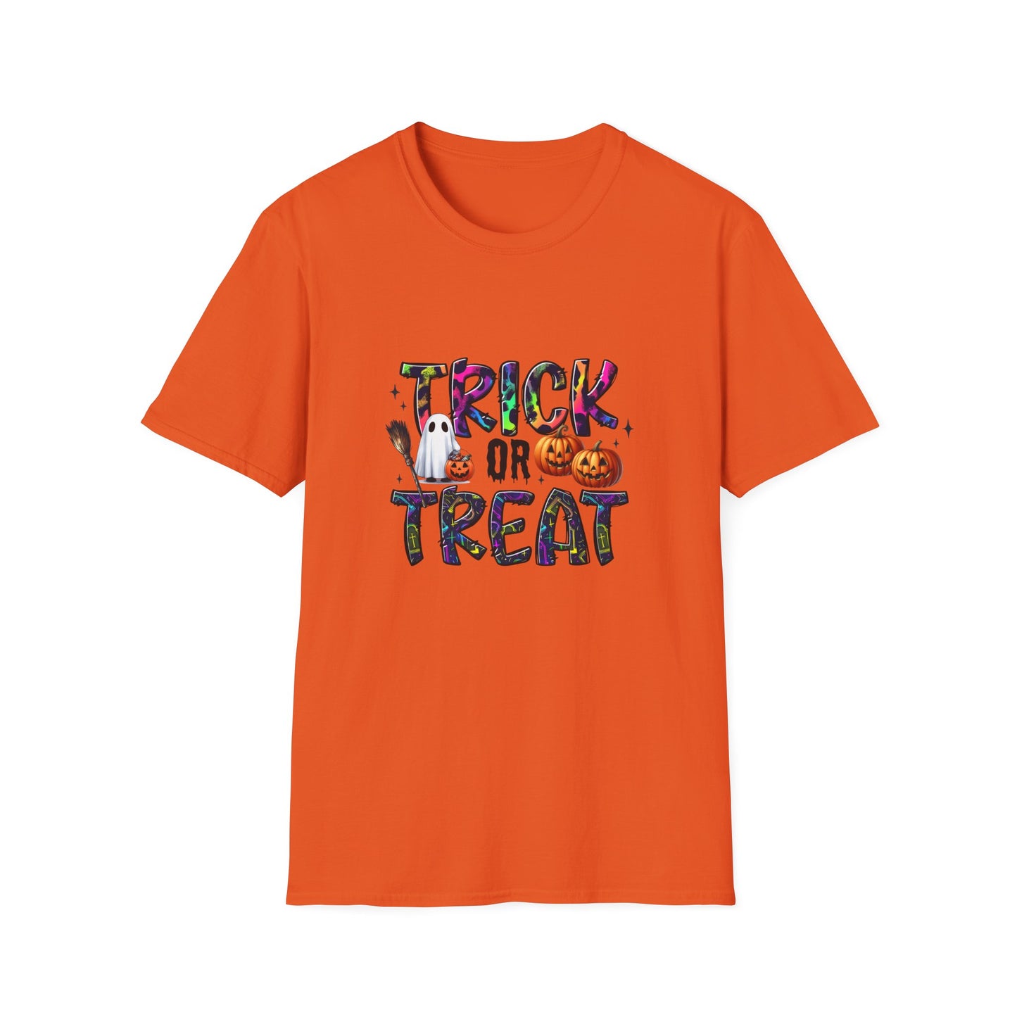 Halloween 'Trick or Treat' Unisex Softstyle T-Shirt