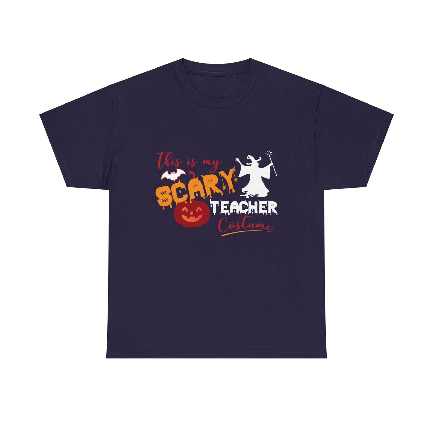 Halloween Teacher Costume Tee - Unisex Heavy Cotton Halloween School Teacher T-Shirt