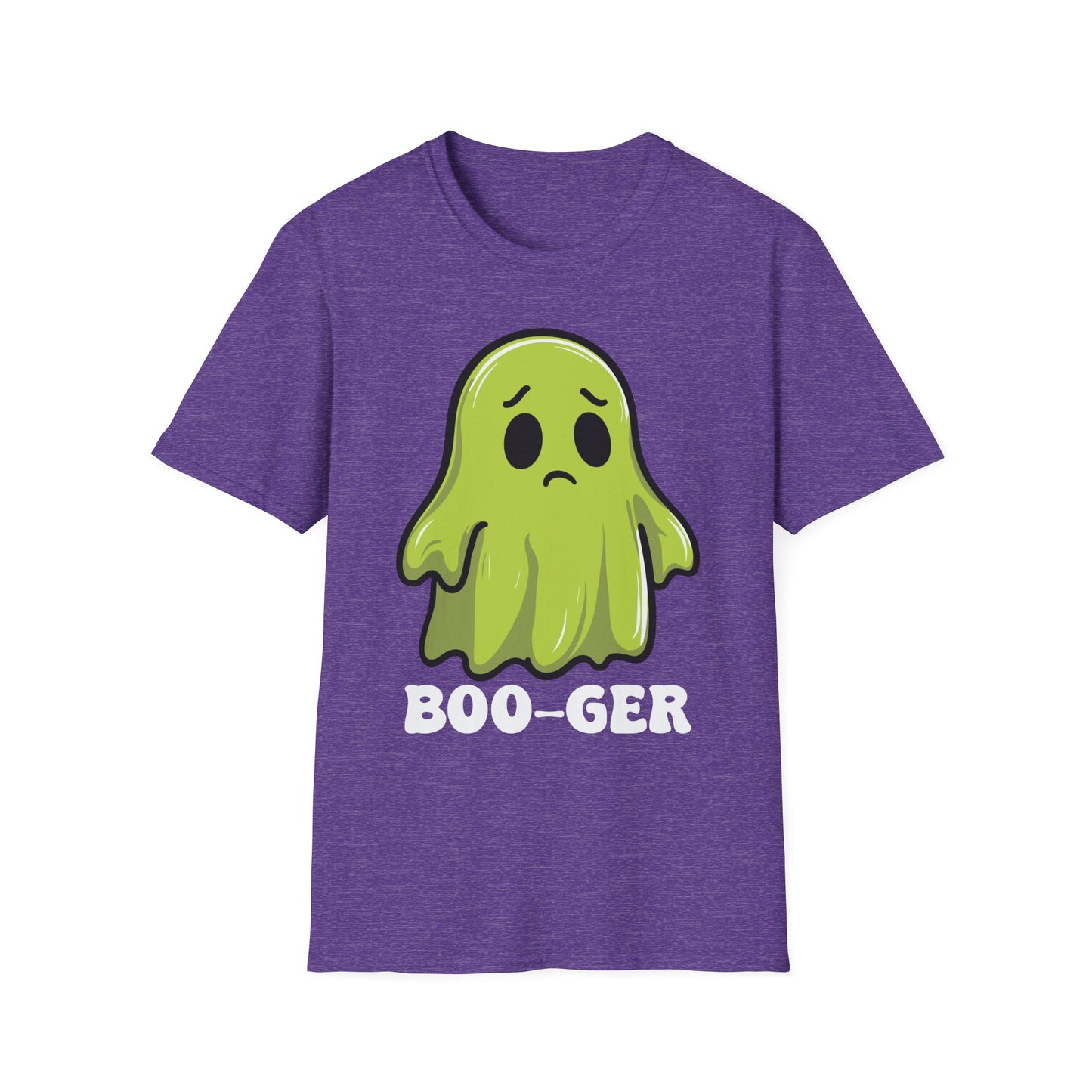 Cute Ghost 'Boo-ger' Unisex Softstyle T-Shirt - Perfect for Halloween Fun!