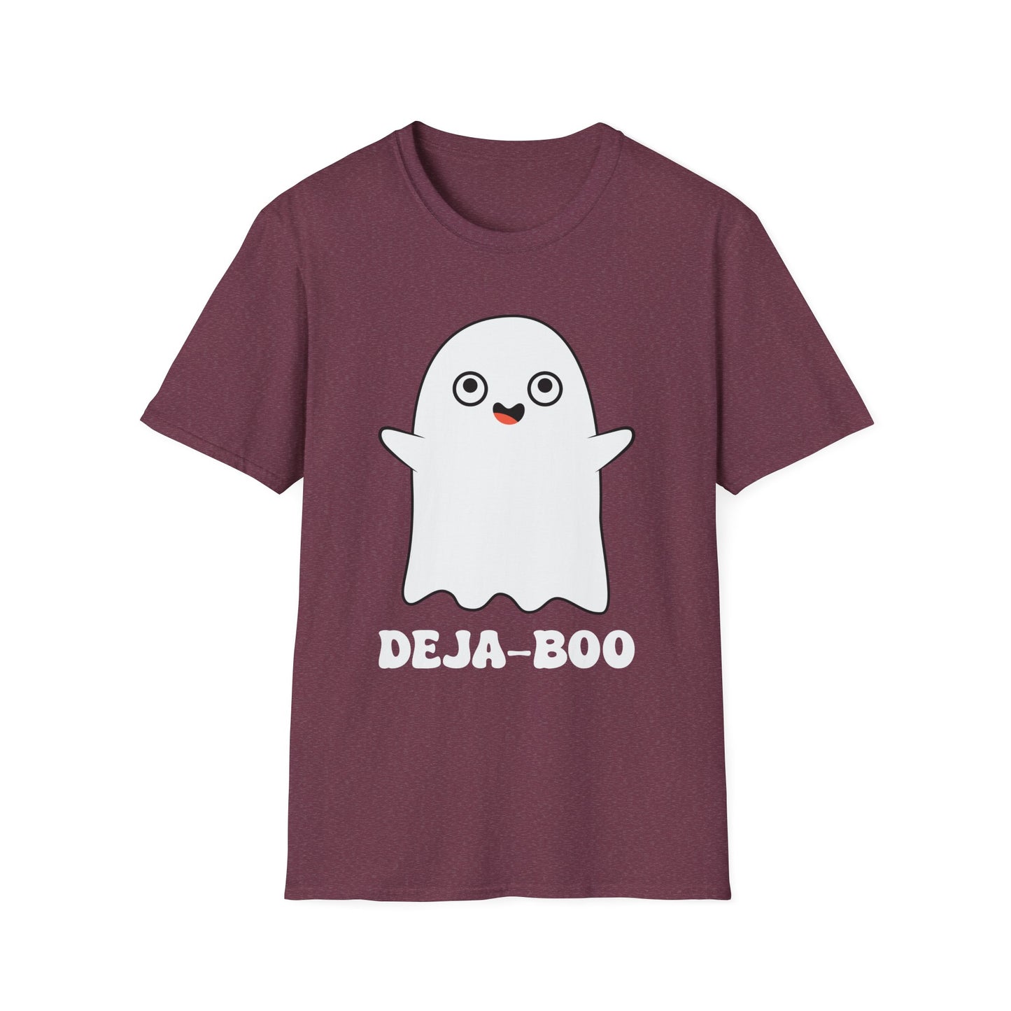 Deja-Boo Ghost T-Shirt | Unisex Softstyle Tee for Halloween Fun