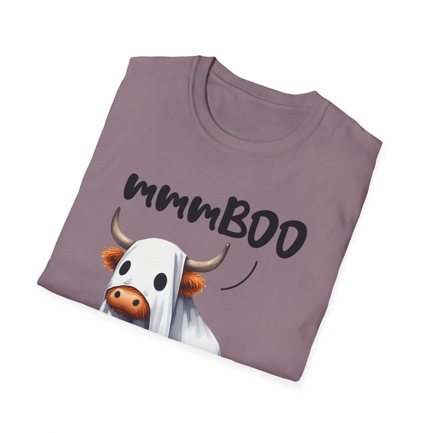 mmmBoo Cute Halloween Cow Unisex T-Shirt - 'mmmBOO'