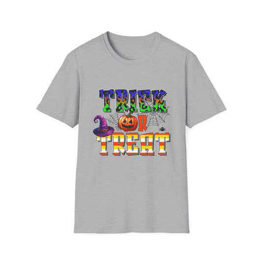 Halloween Trick or Treat Unisex Softstyle T-Shirt