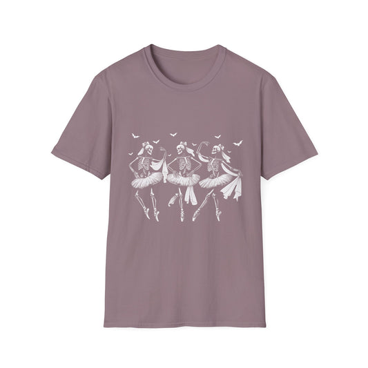 Ballet Dancer Graphic Unisex Softstyle T-Shirt Halloween - Perfect Gift for Dance Enthusiasts