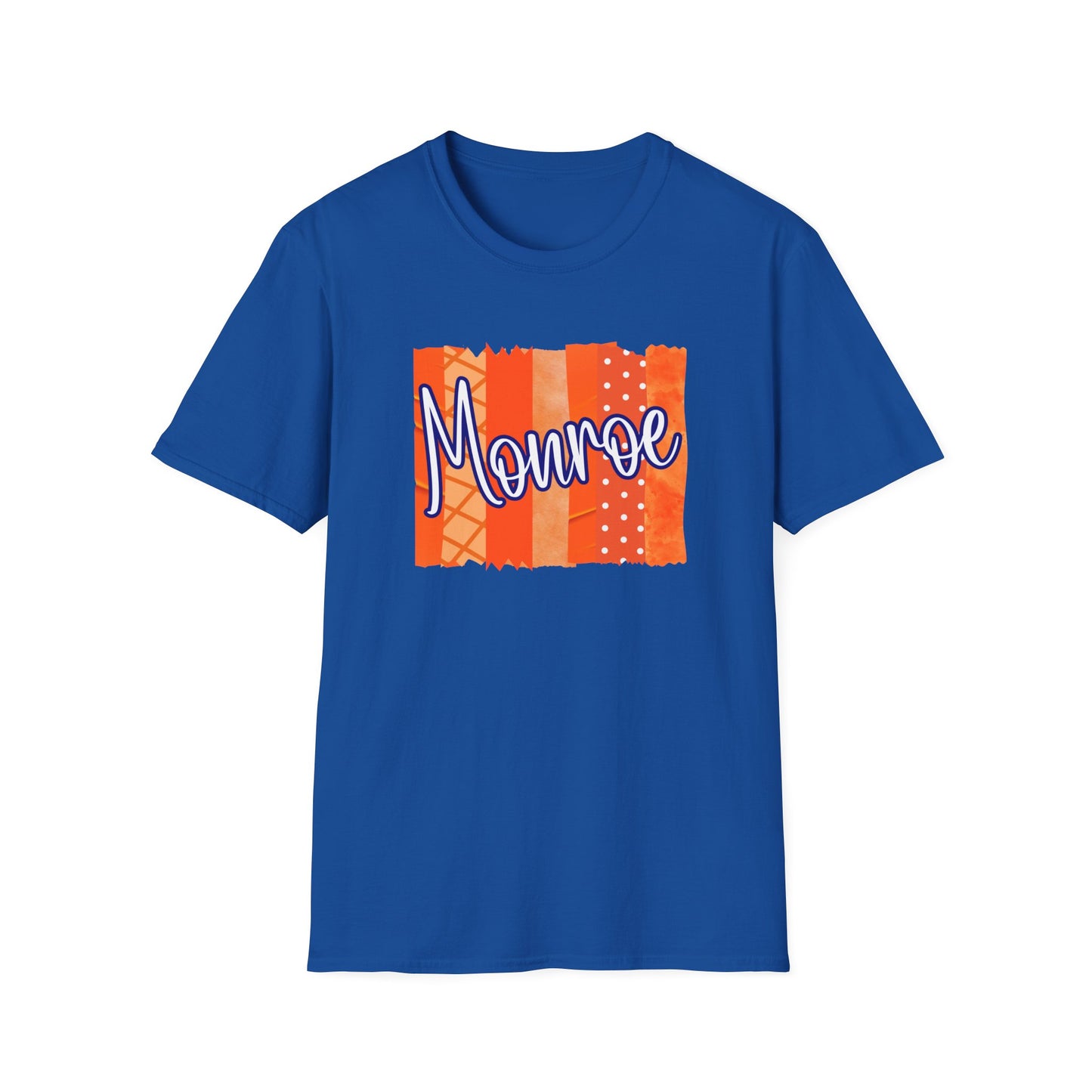 Monroe Patch Orange Unisex Softstyle T-Shirt