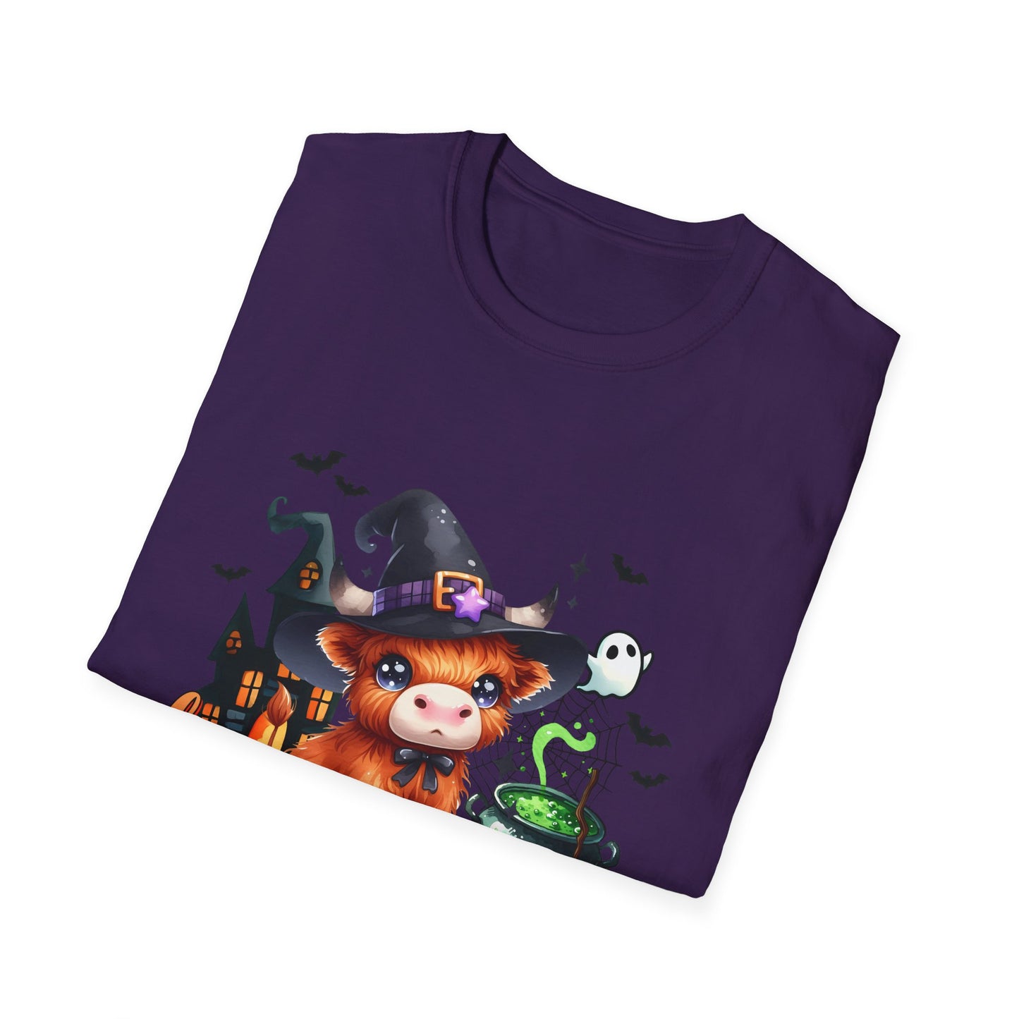 Boo Heifer Cute Halloween Unisex Softstyle T-Shirt