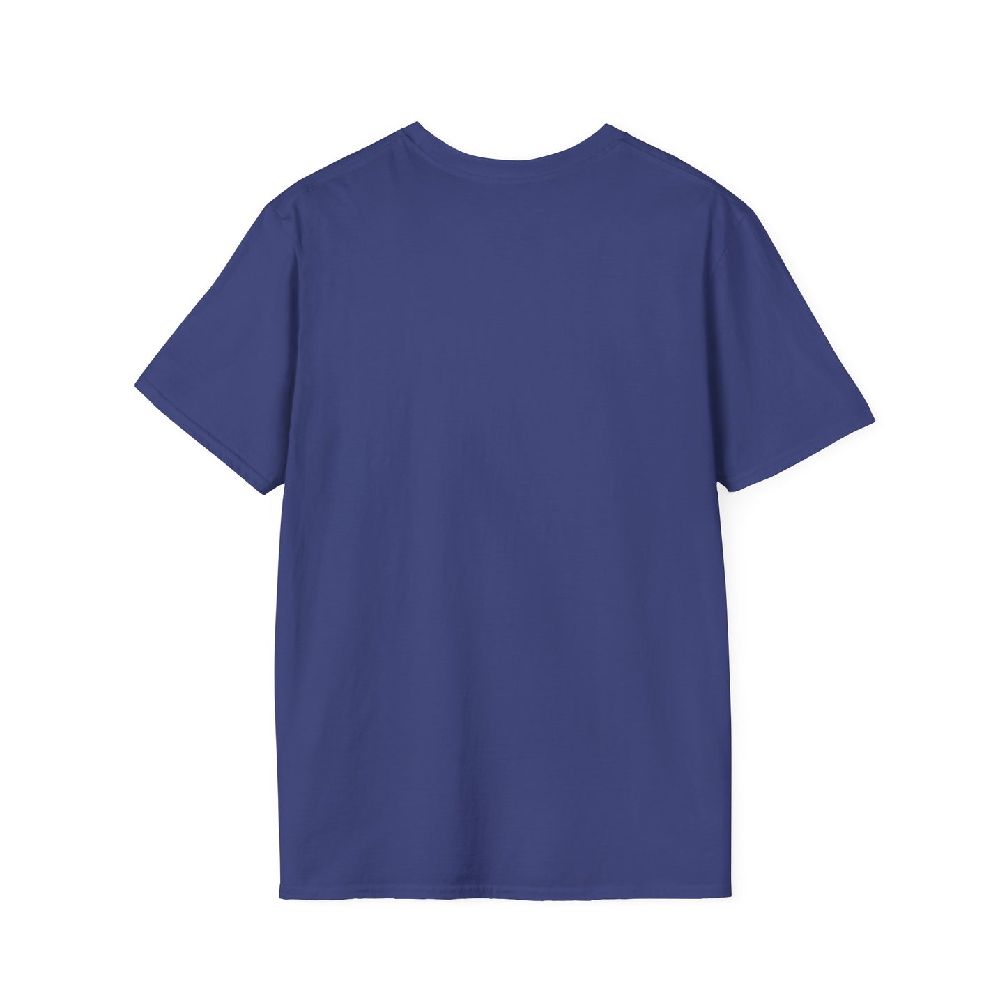 "It's a Great Day to Be a Monarch" Blue Lettering Unisex Softstyle T-Shirt - Fun & Cheerful Graphic Tee