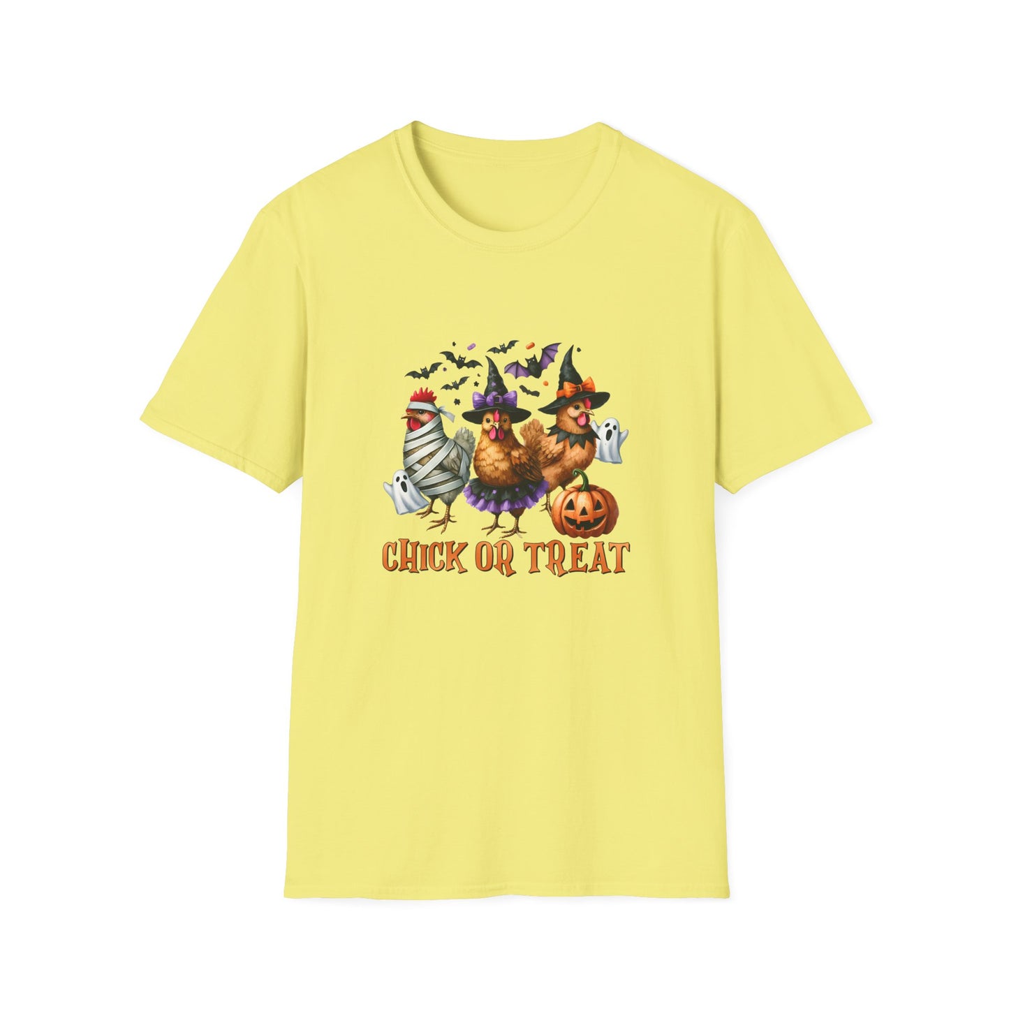 Halloween Chick or Treat Unisex Softstyle T-Shirt