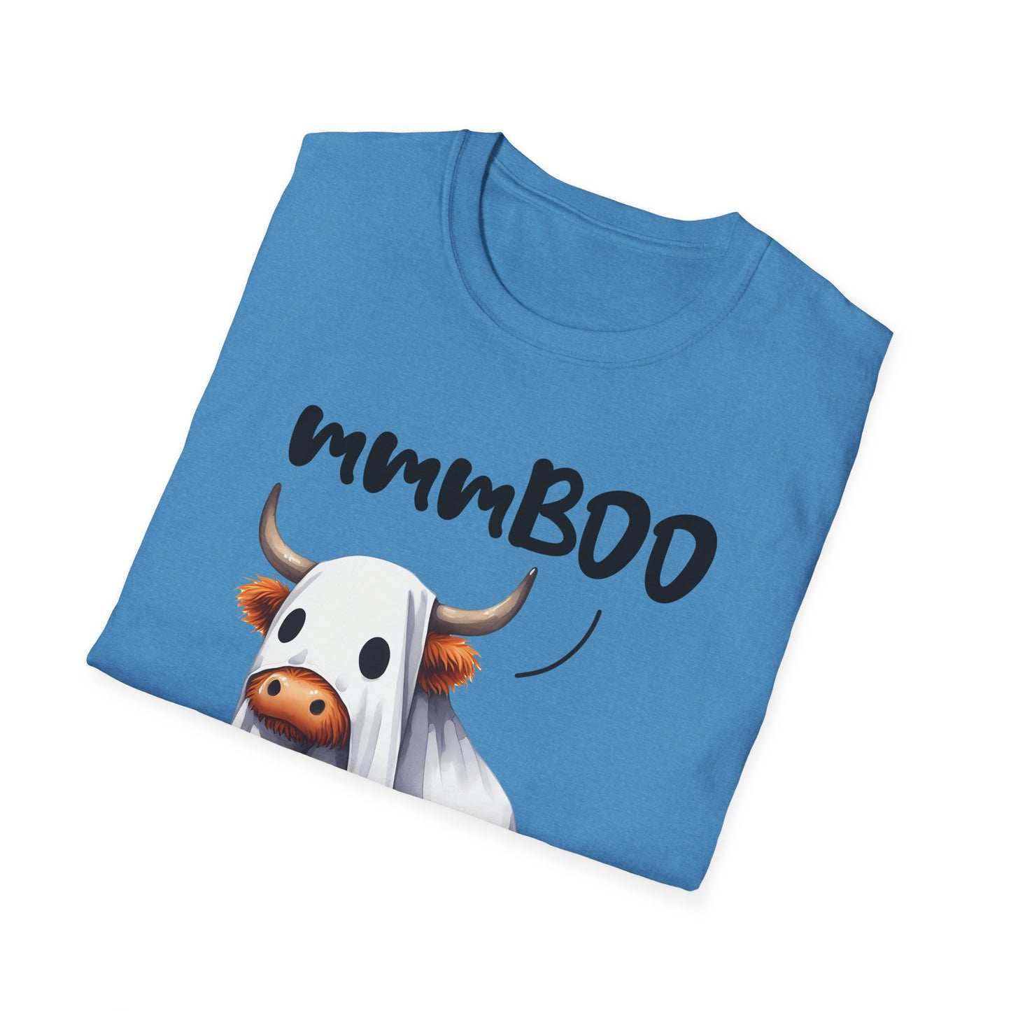 mmmBoo Cute Halloween Cow Unisex T-Shirt - 'mmmBOO'