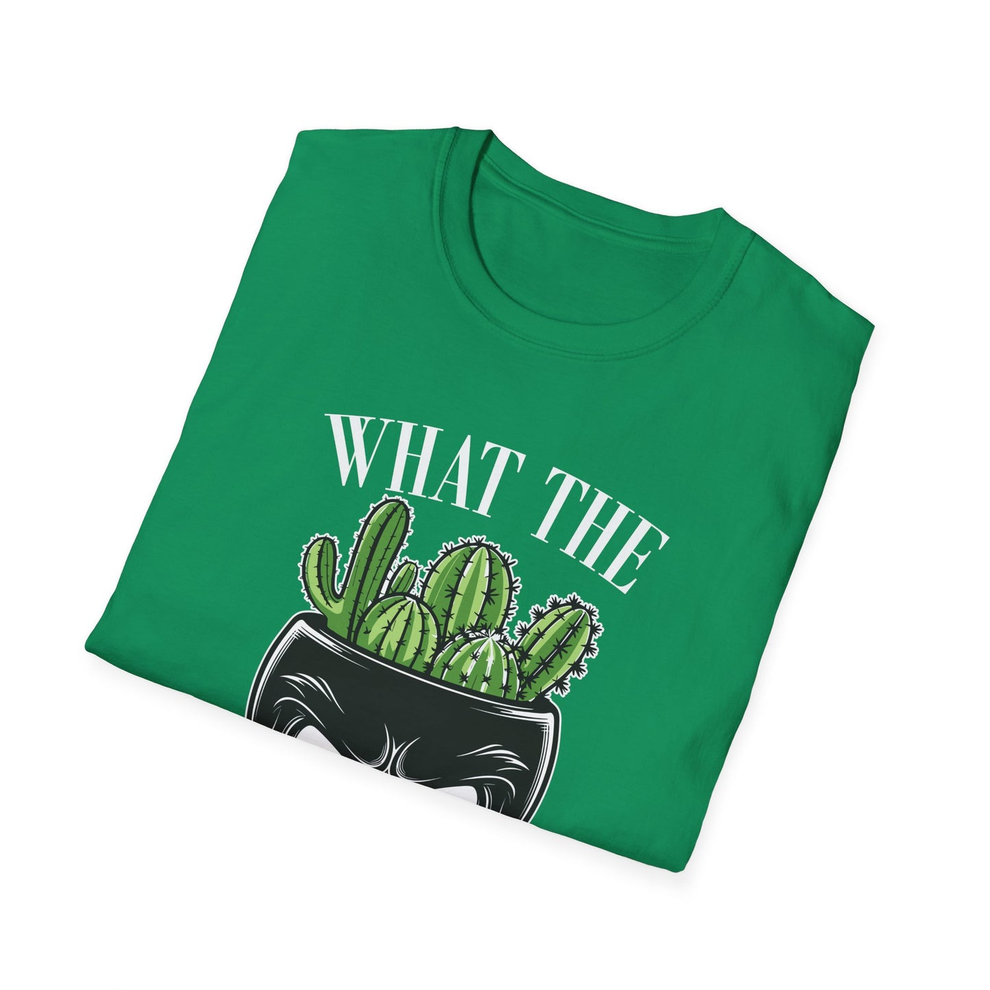 Funny Cactus Skull  Halloween T-Shirt - 'What the Fucculent' Graphic - Perfect Gift for Plant Lovers