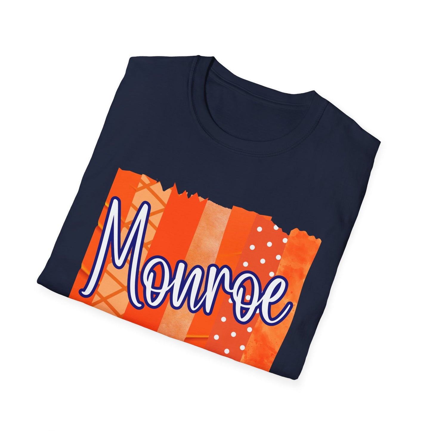 Monroe Patch Orange Unisex Softstyle T-Shirt