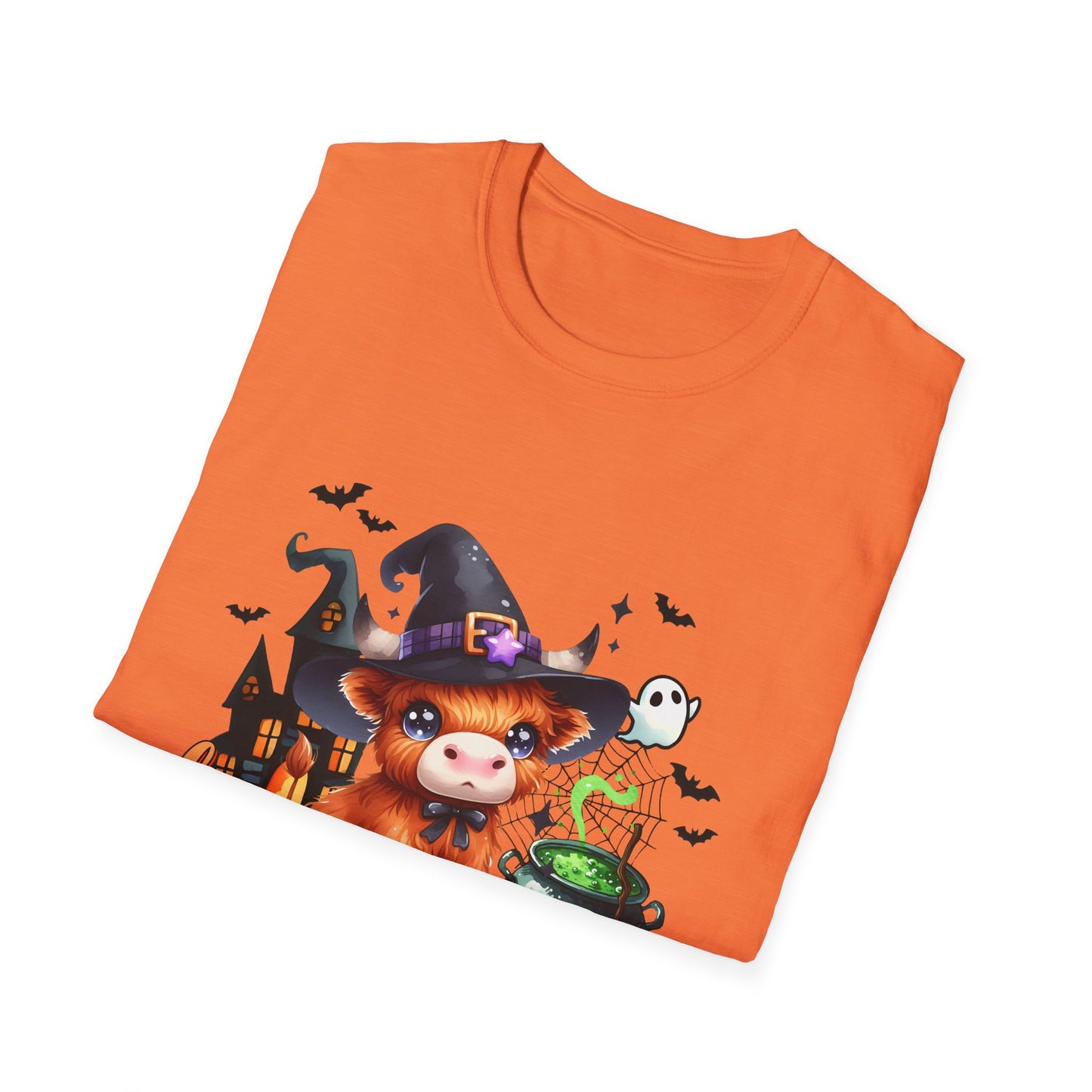 Boo Heifer Cute Halloween Unisex Softstyle T-Shirt
