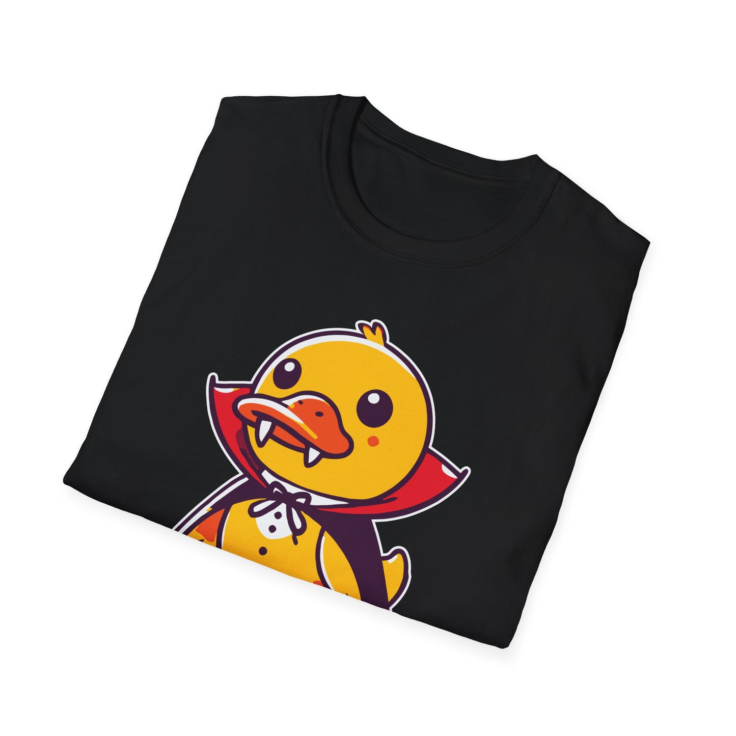 Count Quackula Unisex Softstyle T-Shirt - Fun Halloween Graphic Tee