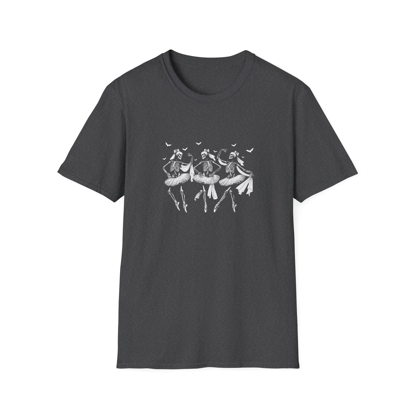 Ballet Dancer Graphic Unisex Softstyle T-Shirt Halloween - Perfect Gift for Dance Enthusiasts