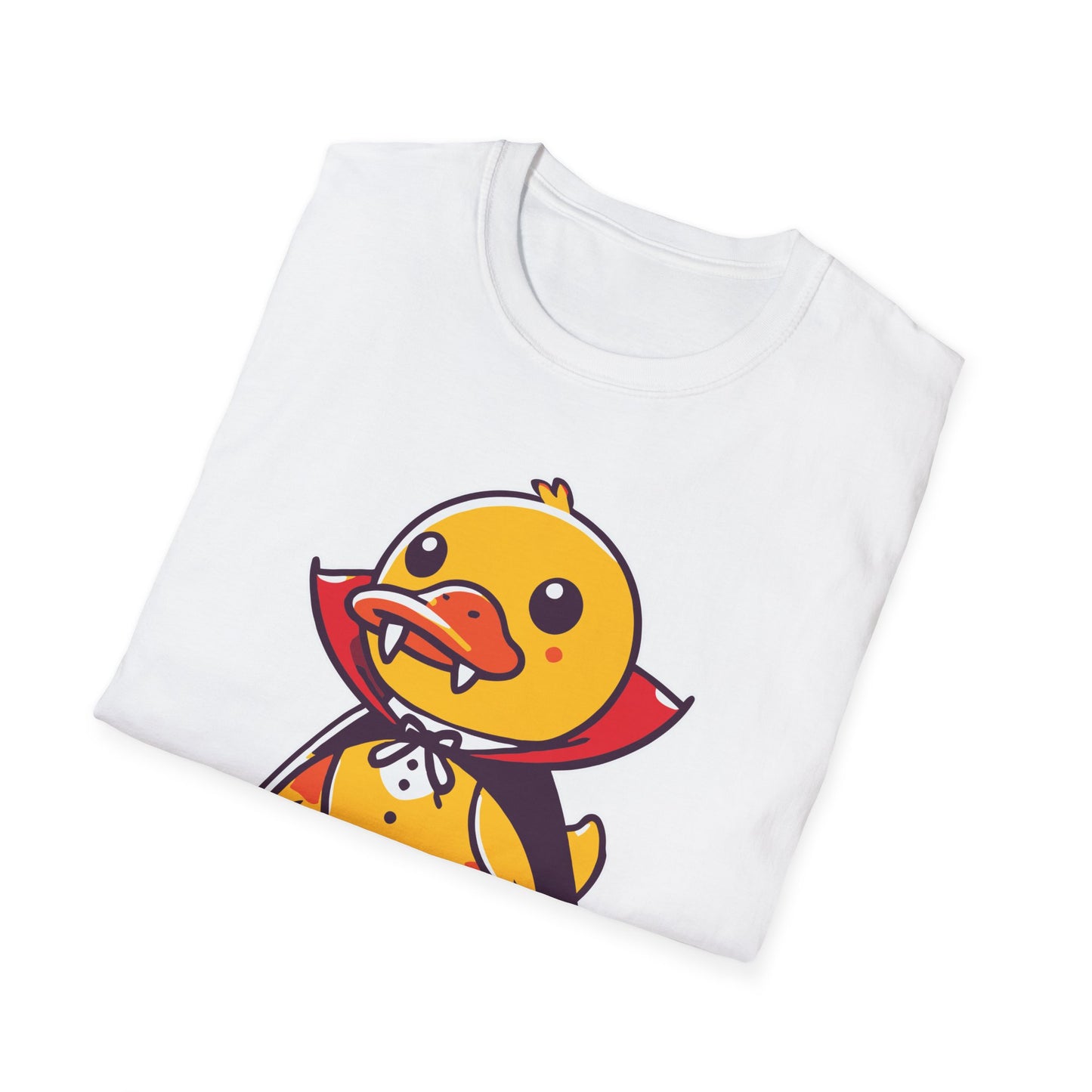 Count Quackula Unisex Softstyle T-Shirt - Fun Halloween Graphic Tee