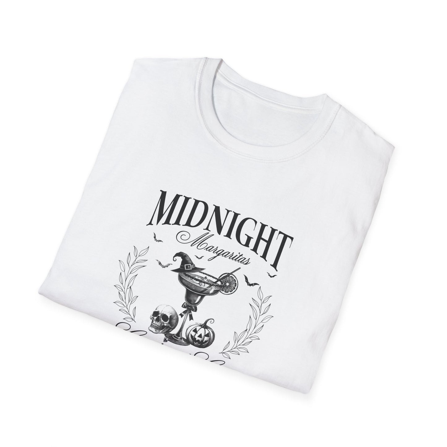 Midnight Margaritas Cocktail Club Unisex Softstyle  Halloween T-Shirt