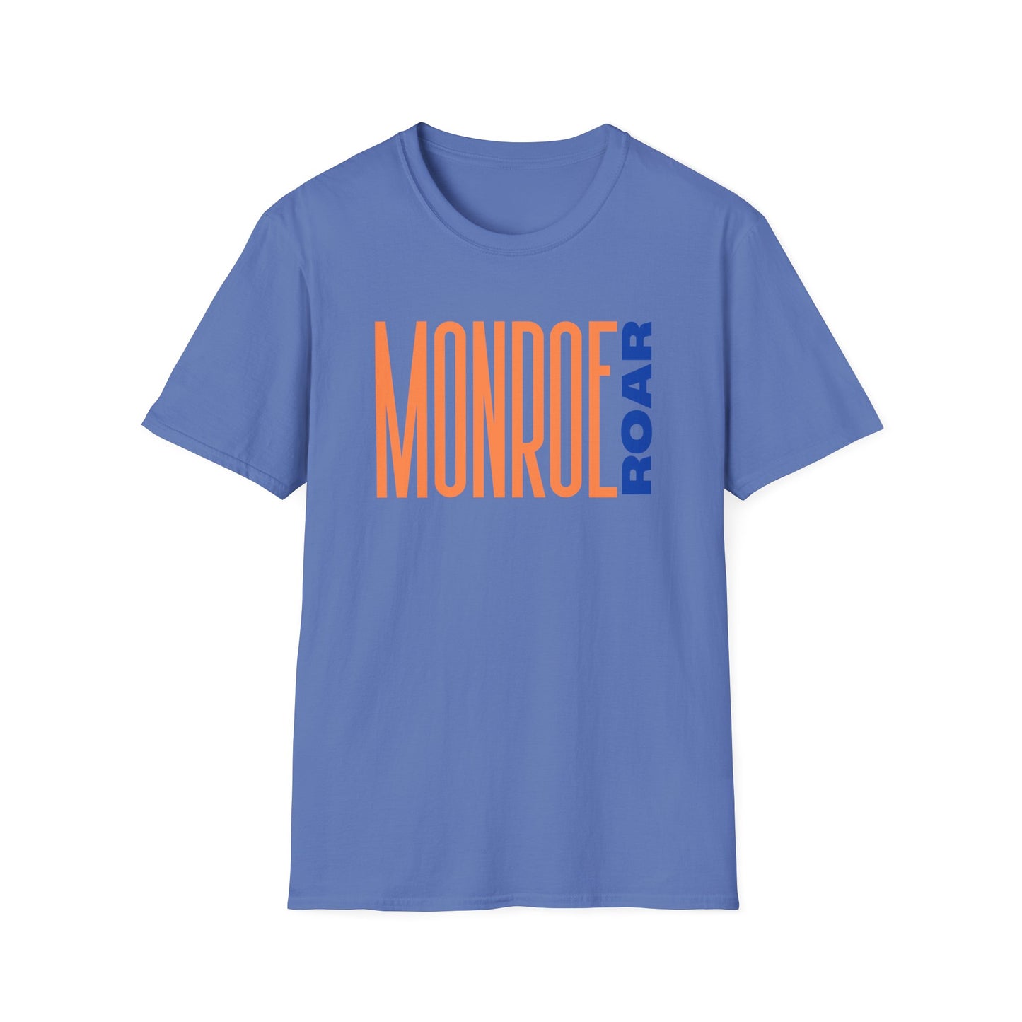 Monroe (Orange) Roar (Royal) Unisex Softstyle T-Shirt
