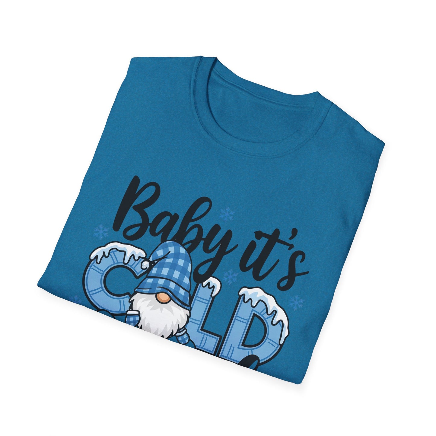 Baby It's Cold Outside Unisex Softstyle T-Shirt - Cozy Winter Vibes