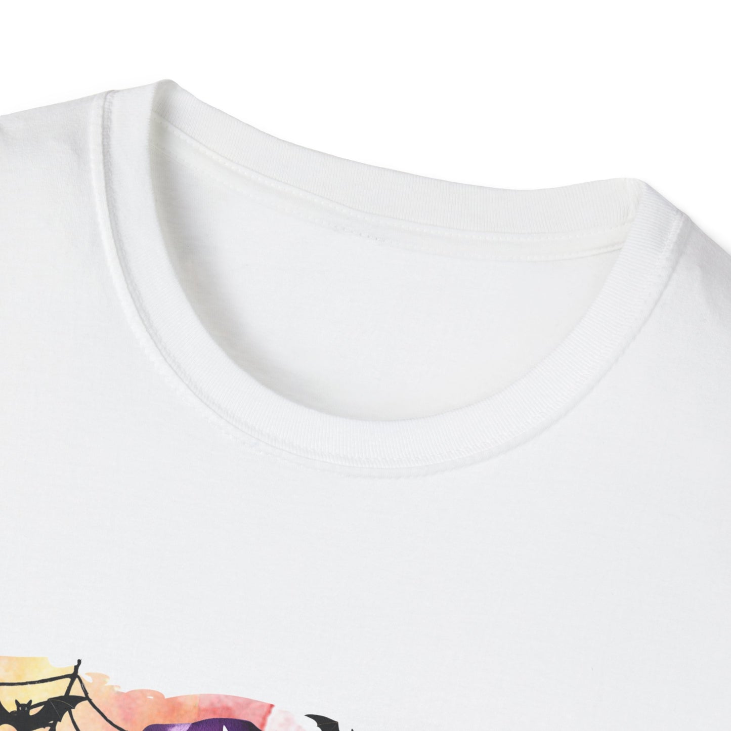 Fun Halloween Cow T-Shirt – "I Moo I Mean  Boo!" Unisex Softstyle Tee for Pet Lovers