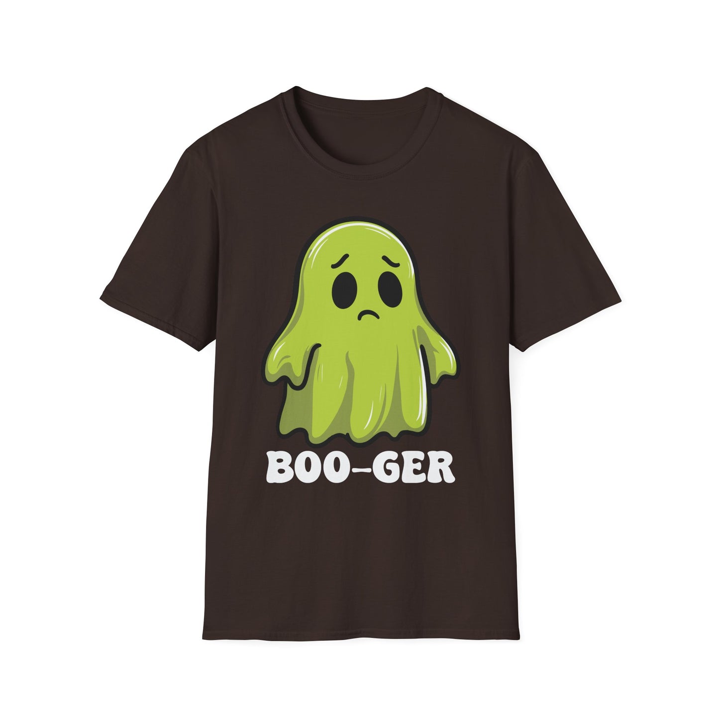 Cute Ghost 'Boo-ger' Unisex Softstyle T-Shirt - Perfect for Halloween Fun!