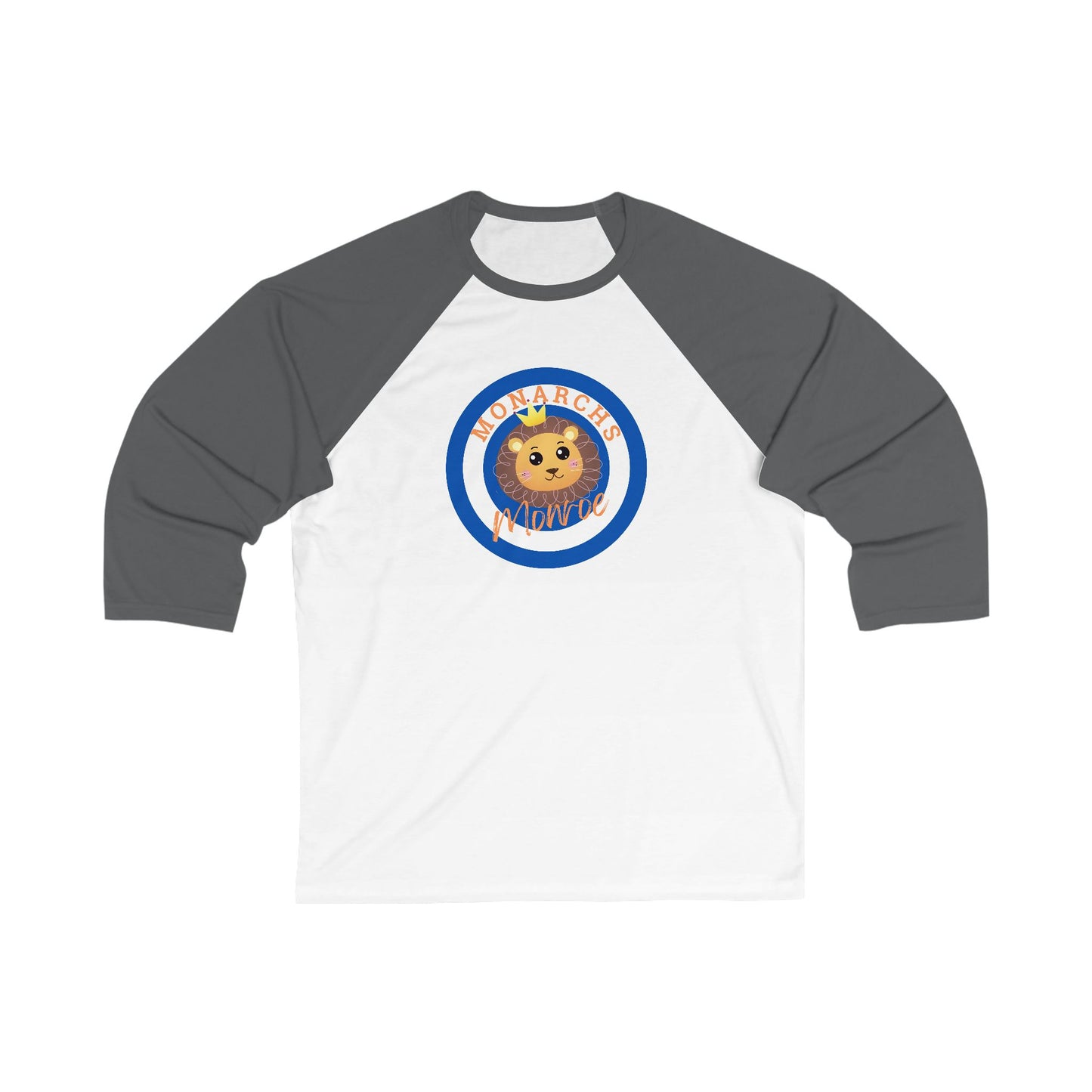 Monarchs Baseball Tee - Unisex 3/4 Sleeve Tee for Fans