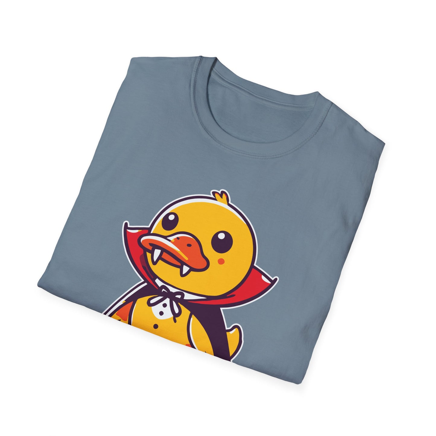 Count Quackula Unisex Softstyle T-Shirt - Fun Halloween Graphic Tee