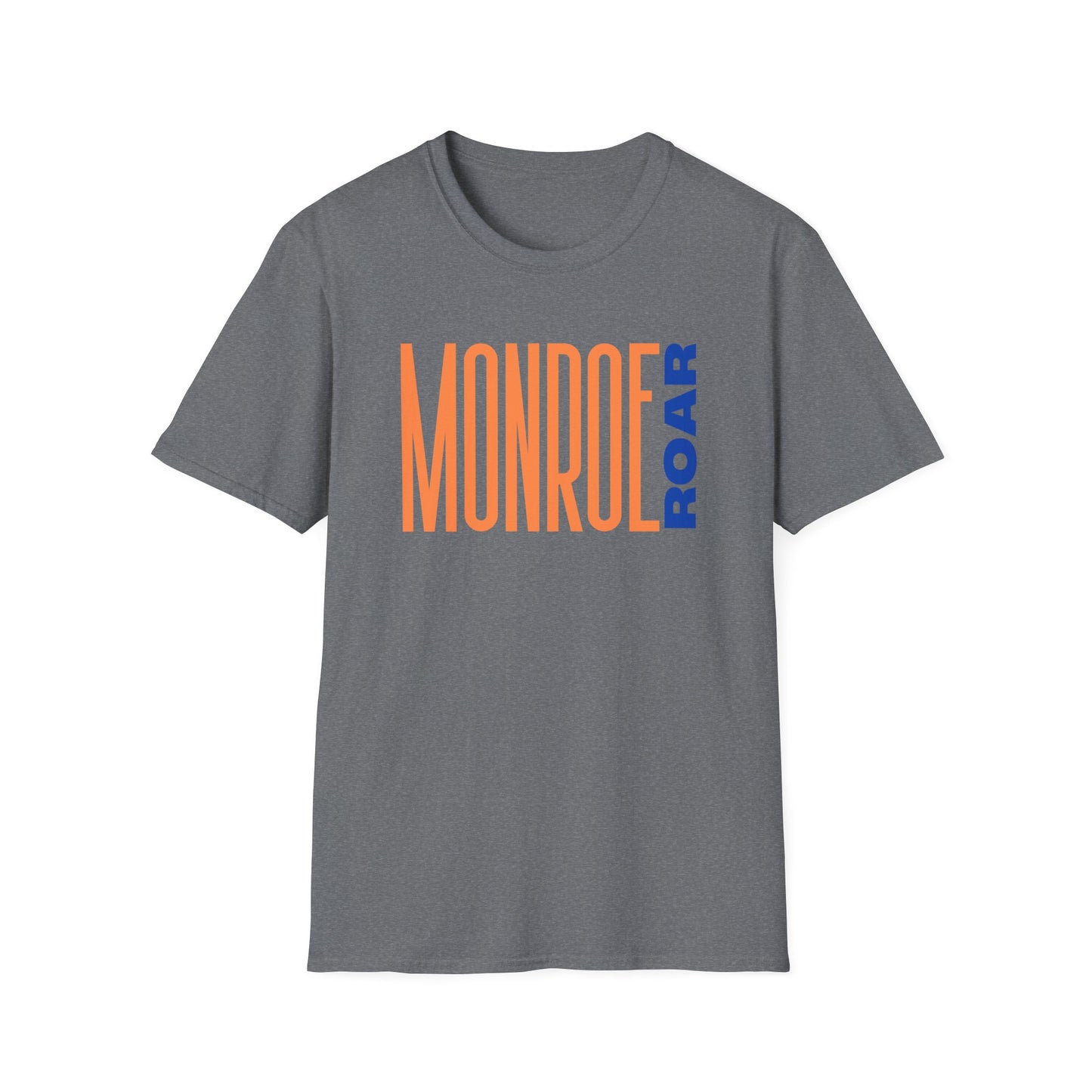 Monroe (Orange) Roar (Royal) Unisex Softstyle T-Shirt