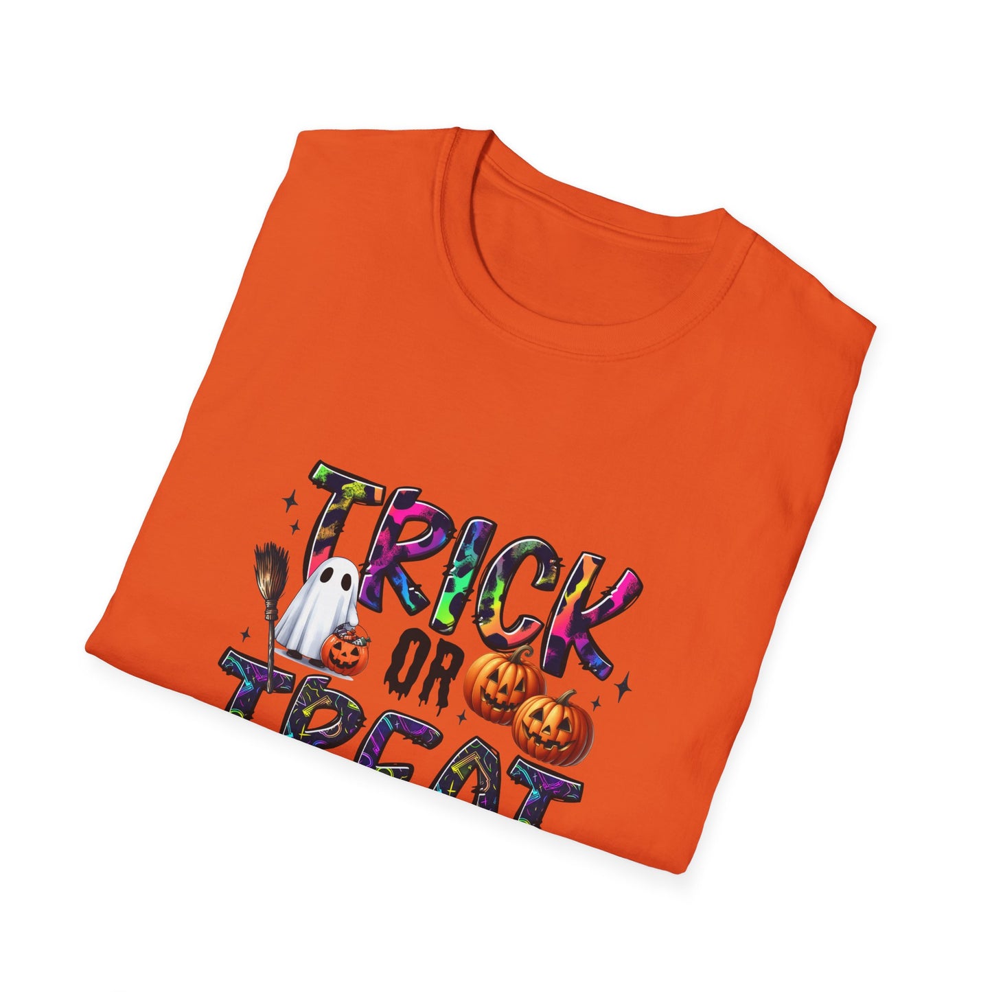 Halloween 'Trick or Treat' Unisex Softstyle T-Shirt