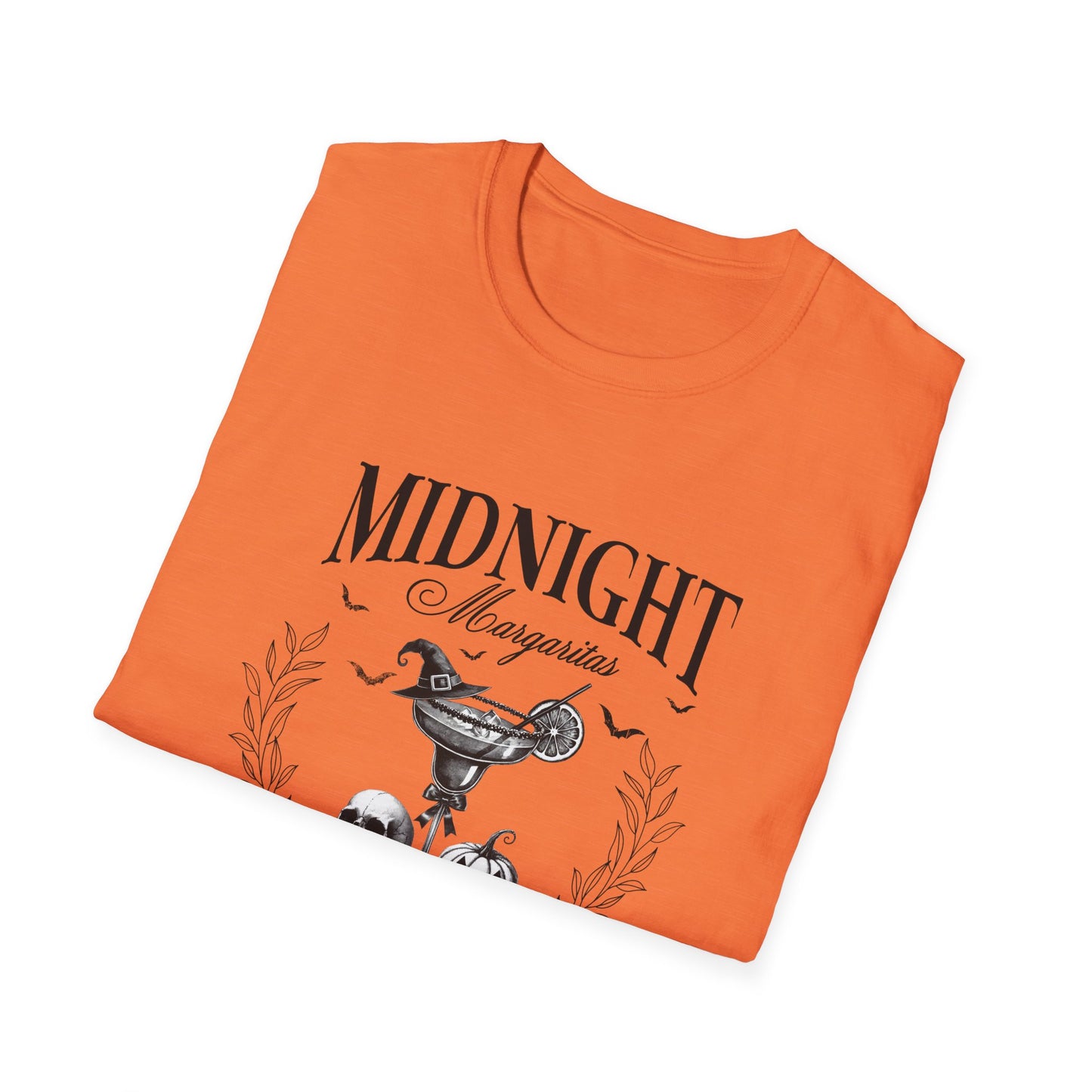 Midnight Margaritas Cocktail Club Unisex Softstyle  Halloween T-Shirt