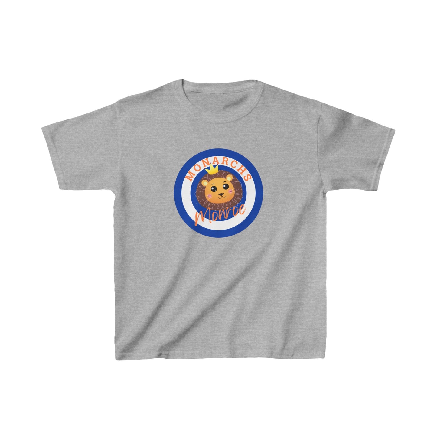 Kids Lion Graphic Monroe Monarchs Tee - Monarchs Pride Design