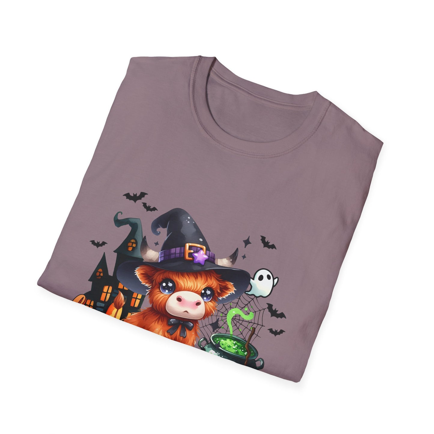 Boo Heifer Cute Halloween Unisex Softstyle T-Shirt
