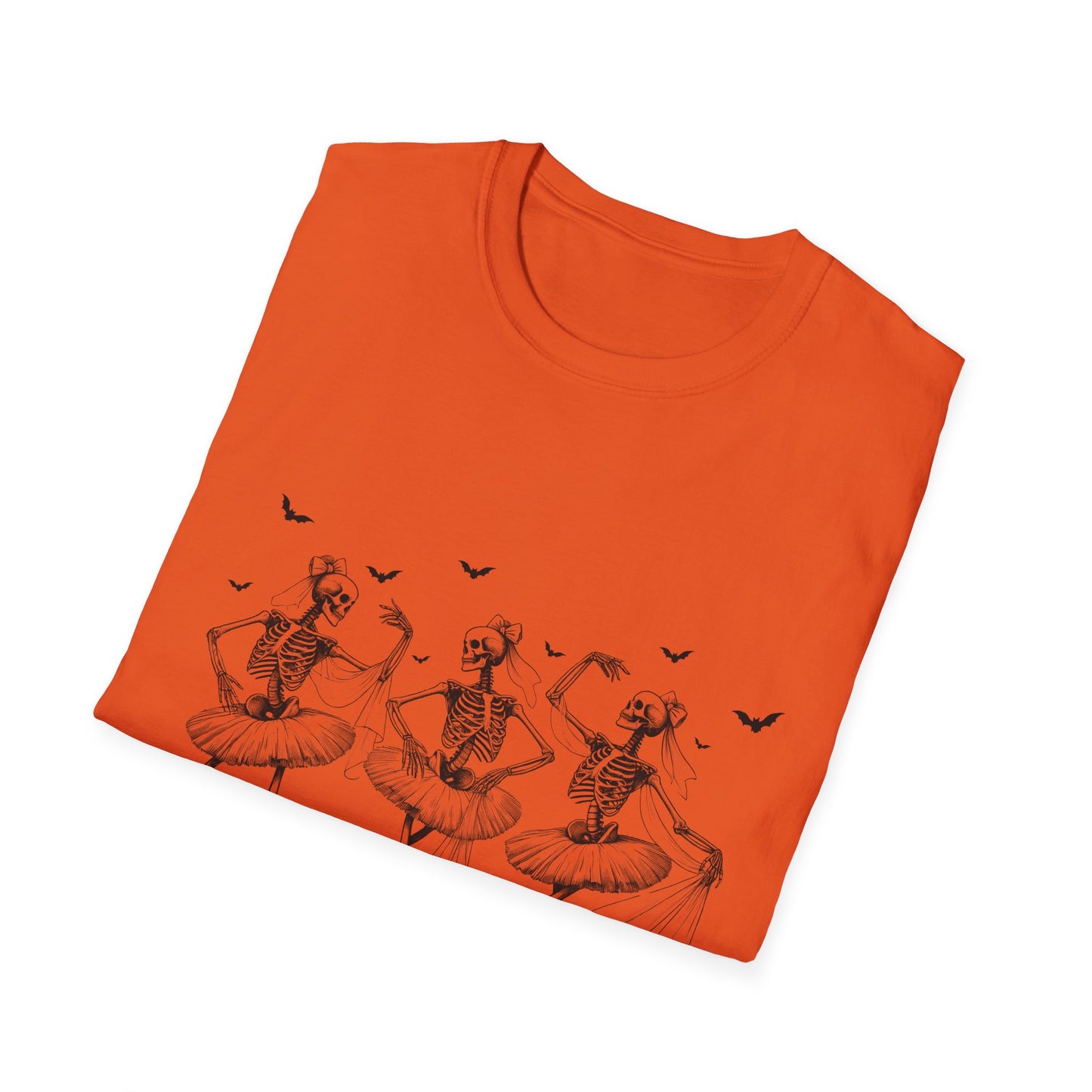 Ballet Dancer Unisex Softstyle Halloween T-Shirt - Artistic Dance Graphic Tee