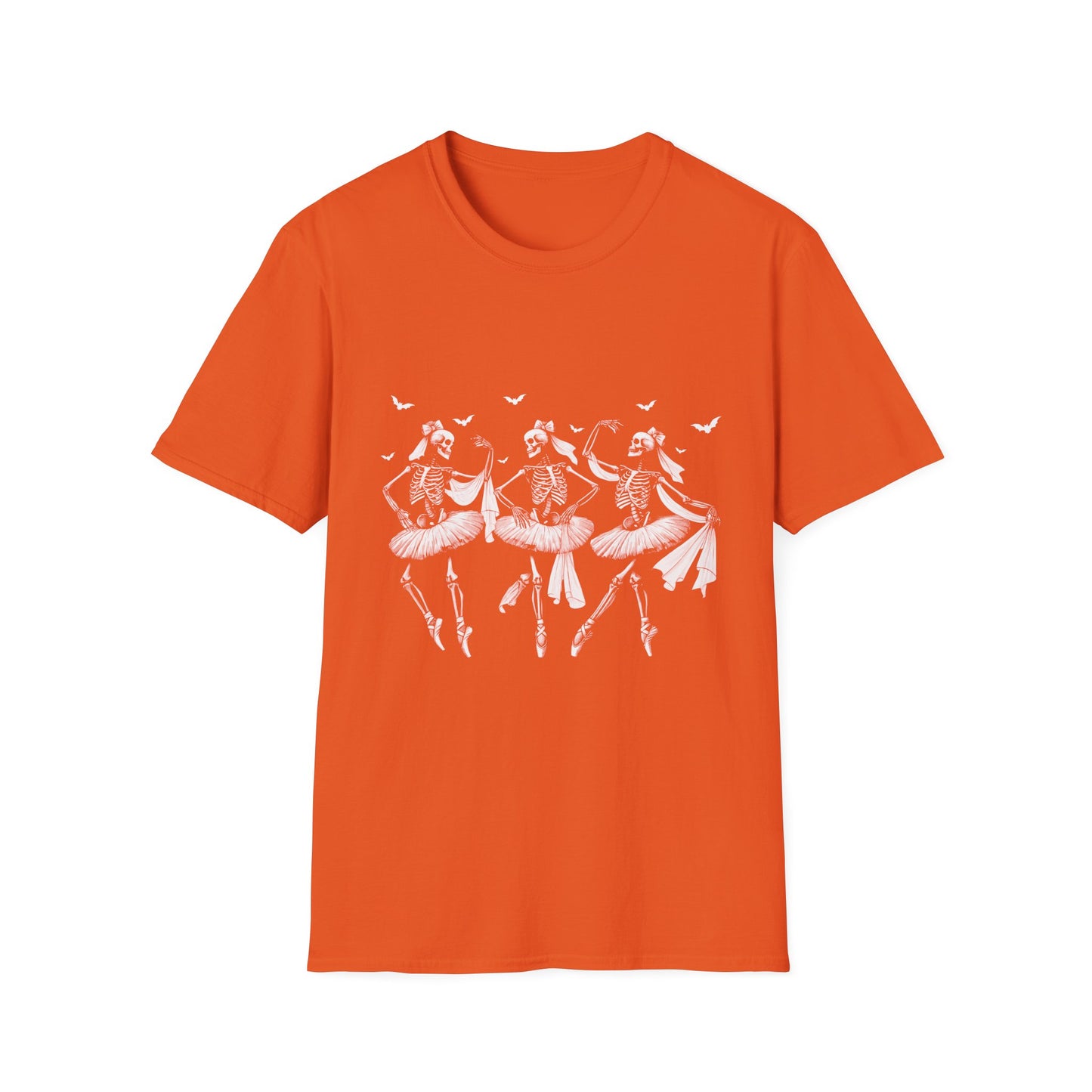 Ballet Dancer Graphic Unisex Softstyle T-Shirt Halloween - Perfect Gift for Dance Enthusiasts