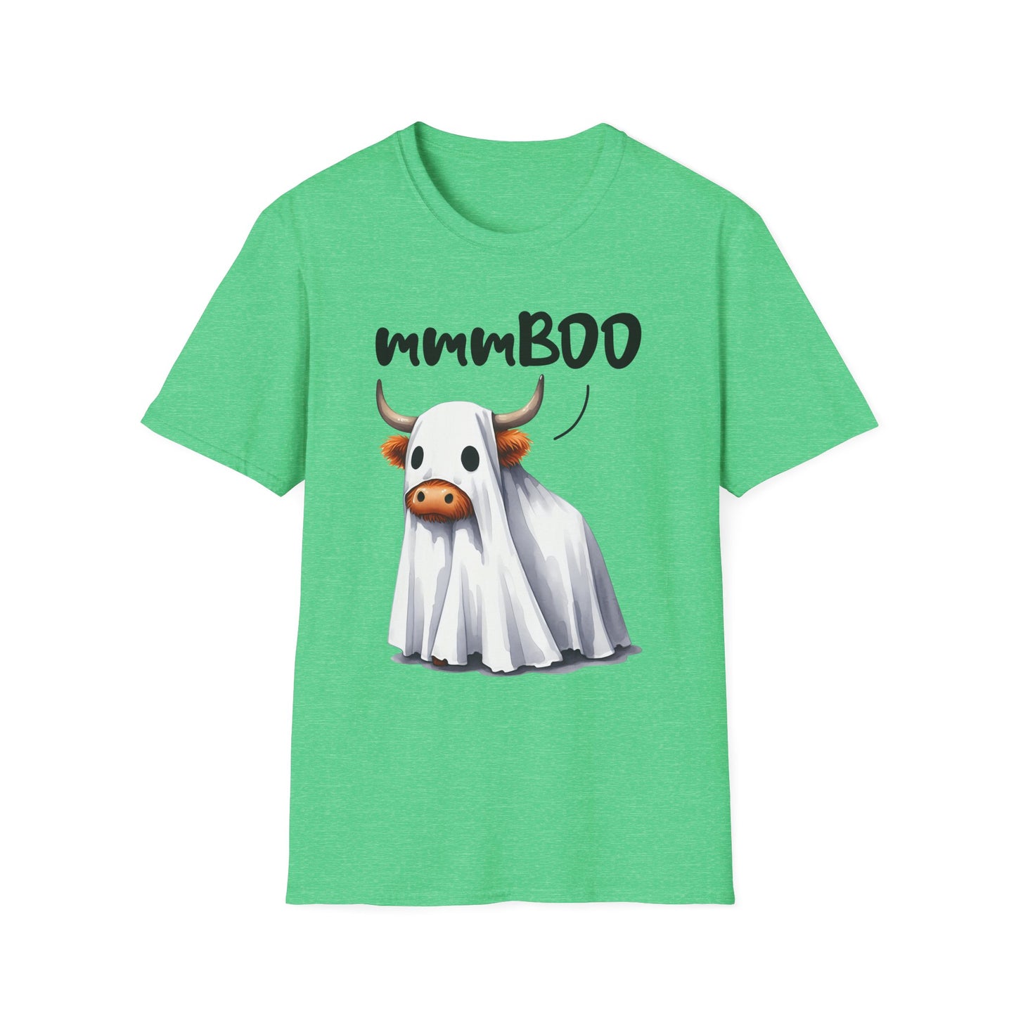 mmmBoo Cute Halloween Cow Unisex T-Shirt - 'mmmBOO'