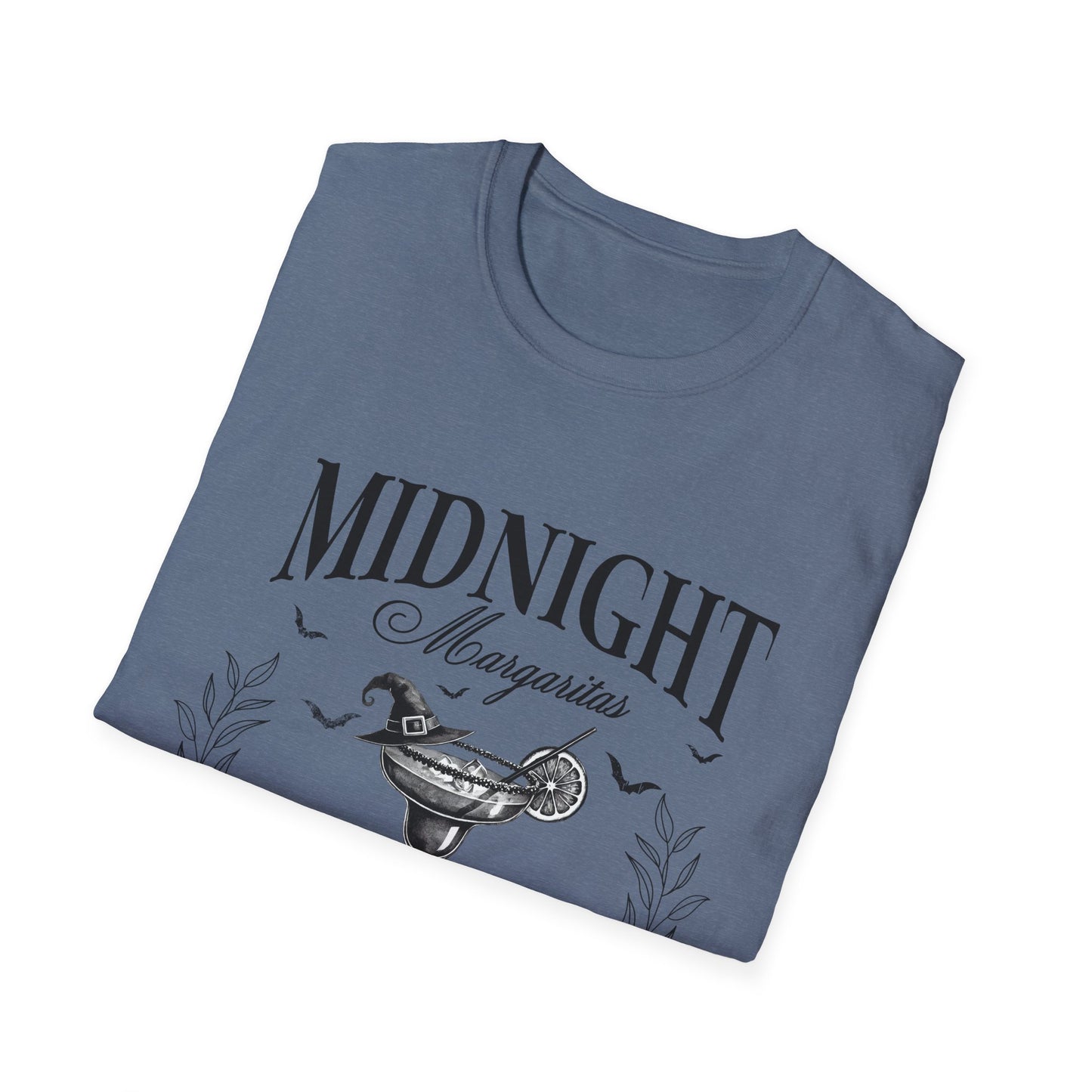 Midnight Margaritas Cocktail Club Unisex Softstyle  Halloween T-Shirt
