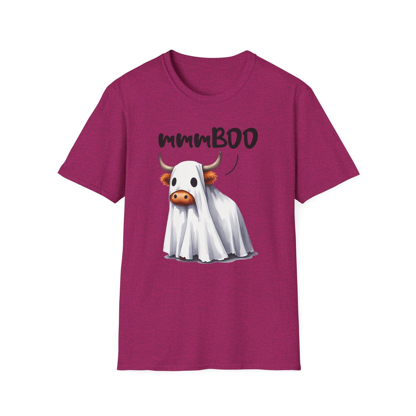 mmmBoo Cute Halloween Cow Unisex T-Shirt - 'mmmBOO'